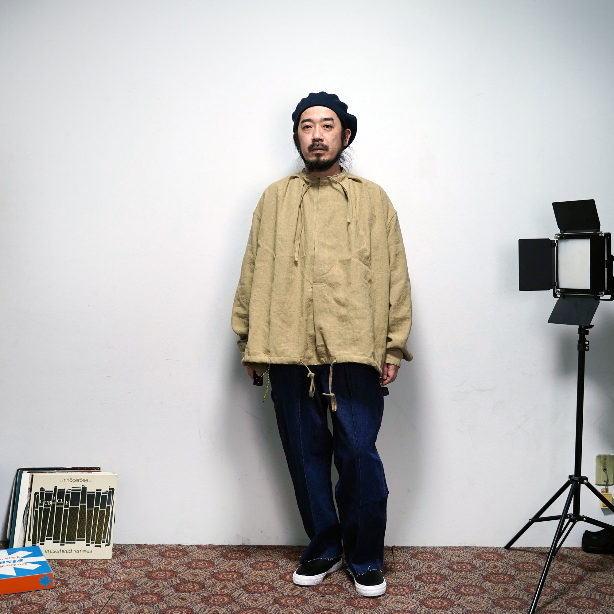 No:M29502 | Name:Military Smock Pullover | Color:230G LINEN KHAKI【MONITALY】-MONITALY-ADDICTION FUKUOKA