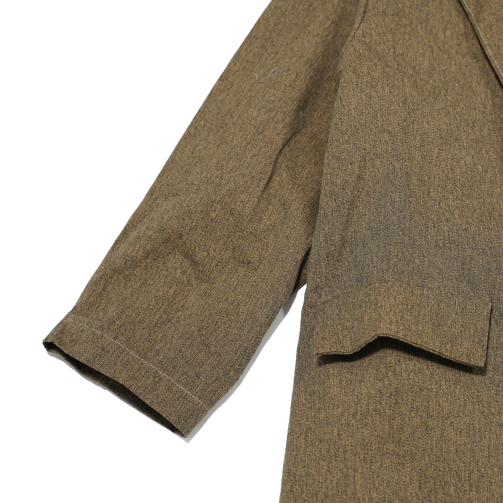 No:M30008 | Name:Jute Coat | Color:Old Hunting Brown/Black Mix | Size:38/40/42【MONITALY】-MONITALY-ADDICTION FUKUOKA