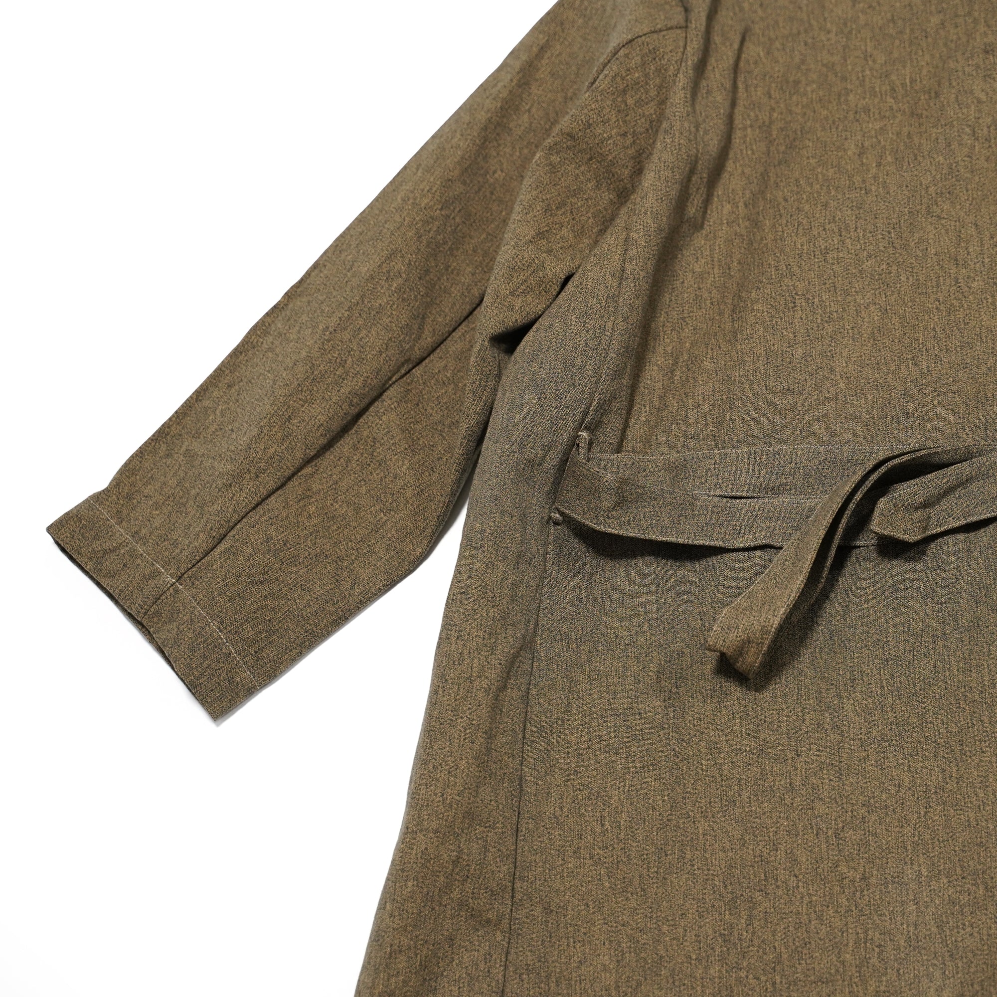 No:M30008 | Name:Jute Coat | Color:Old Hunting Brown/Black Mix | Size:38/40/42【MONITALY】-MONITALY-ADDICTION FUKUOKA