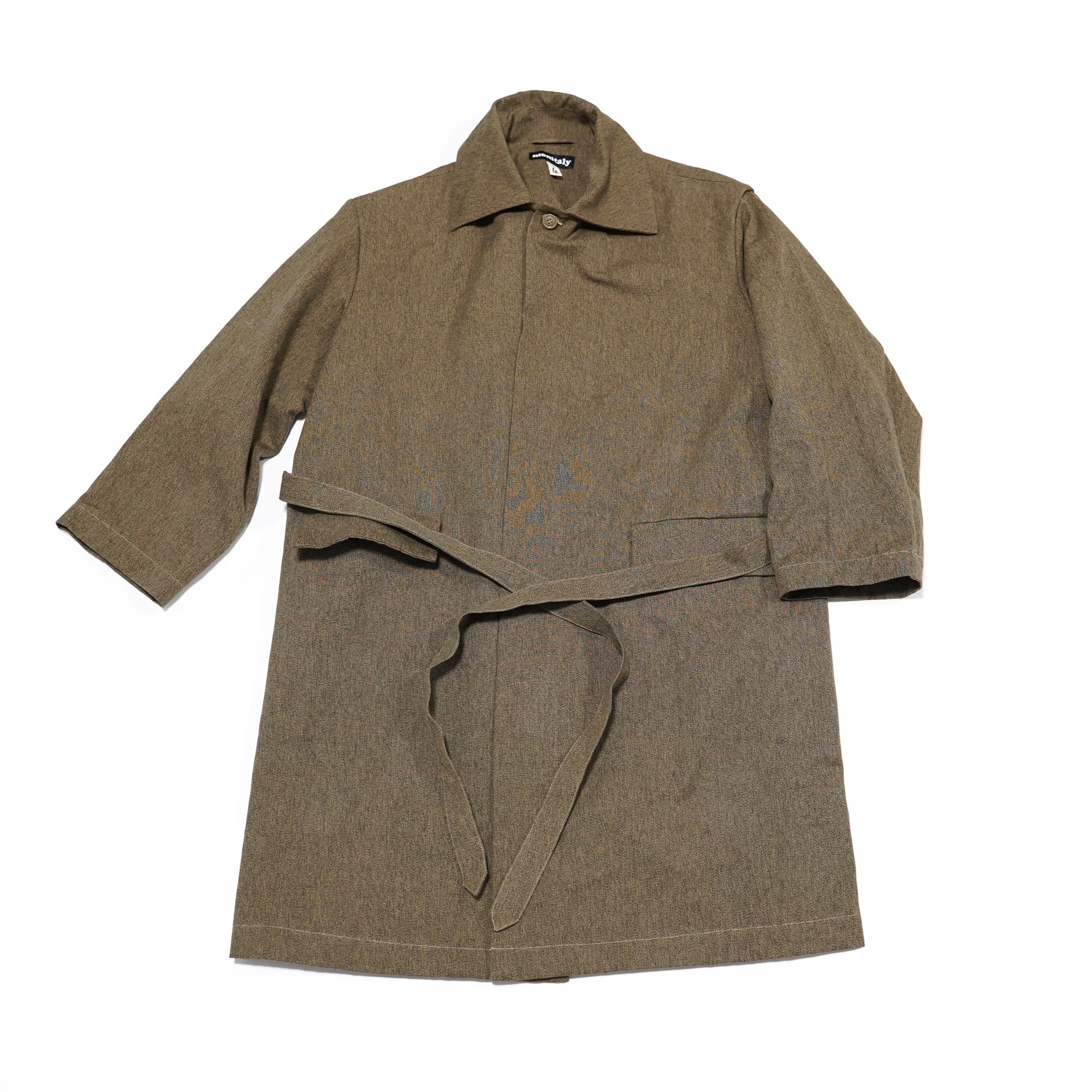 No:M30008 | Name:Jute Coat | Color:Old Hunting Brown/Black Mix | Size:38/40/42【MONITALY】-MONITALY-ADDICTION FUKUOKA