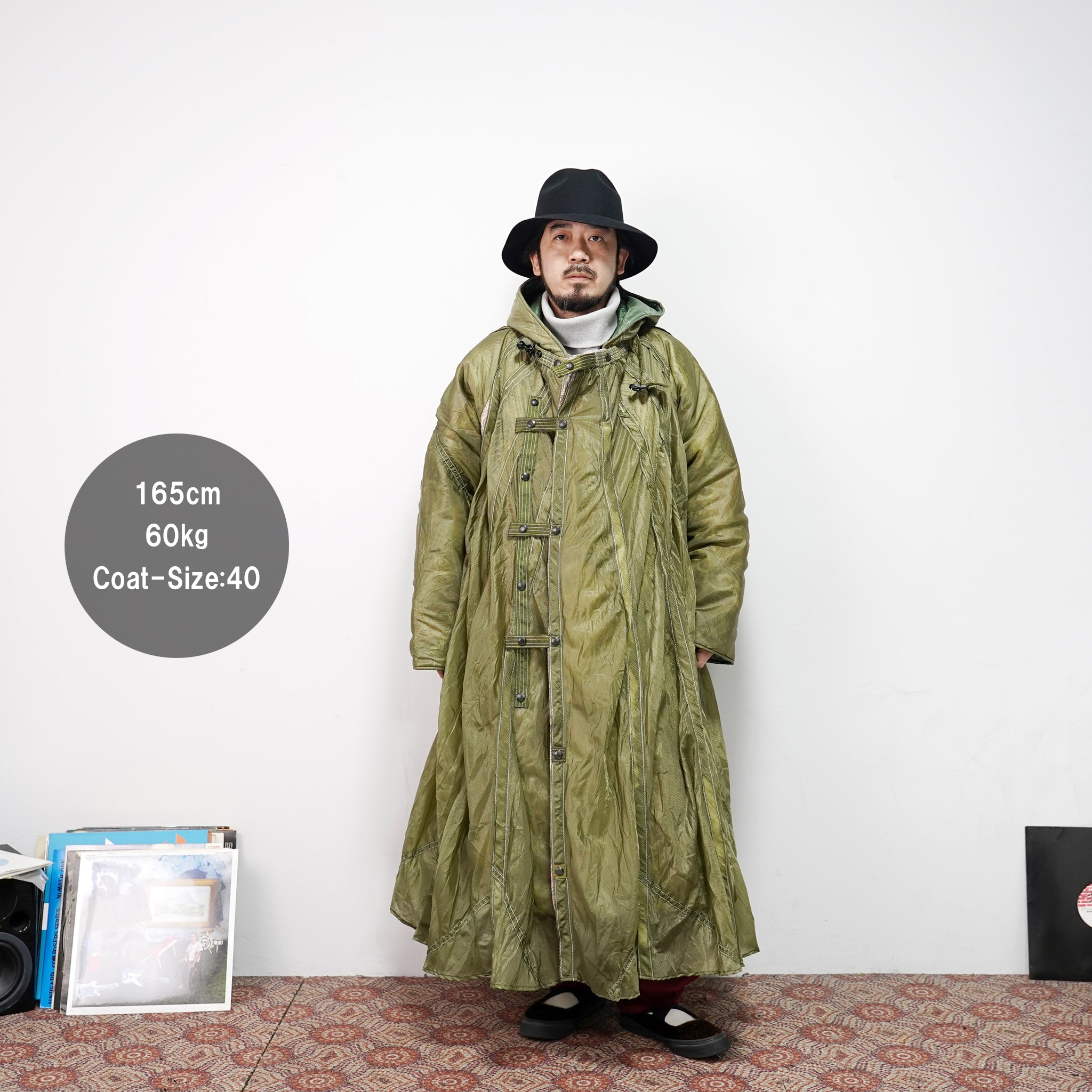 M30018 | Insulated Duffle Coat | Color:Vintage Us Army Parachute X Betro Paisley | Size:40/42【MONITALY_モニタリー】【archive】