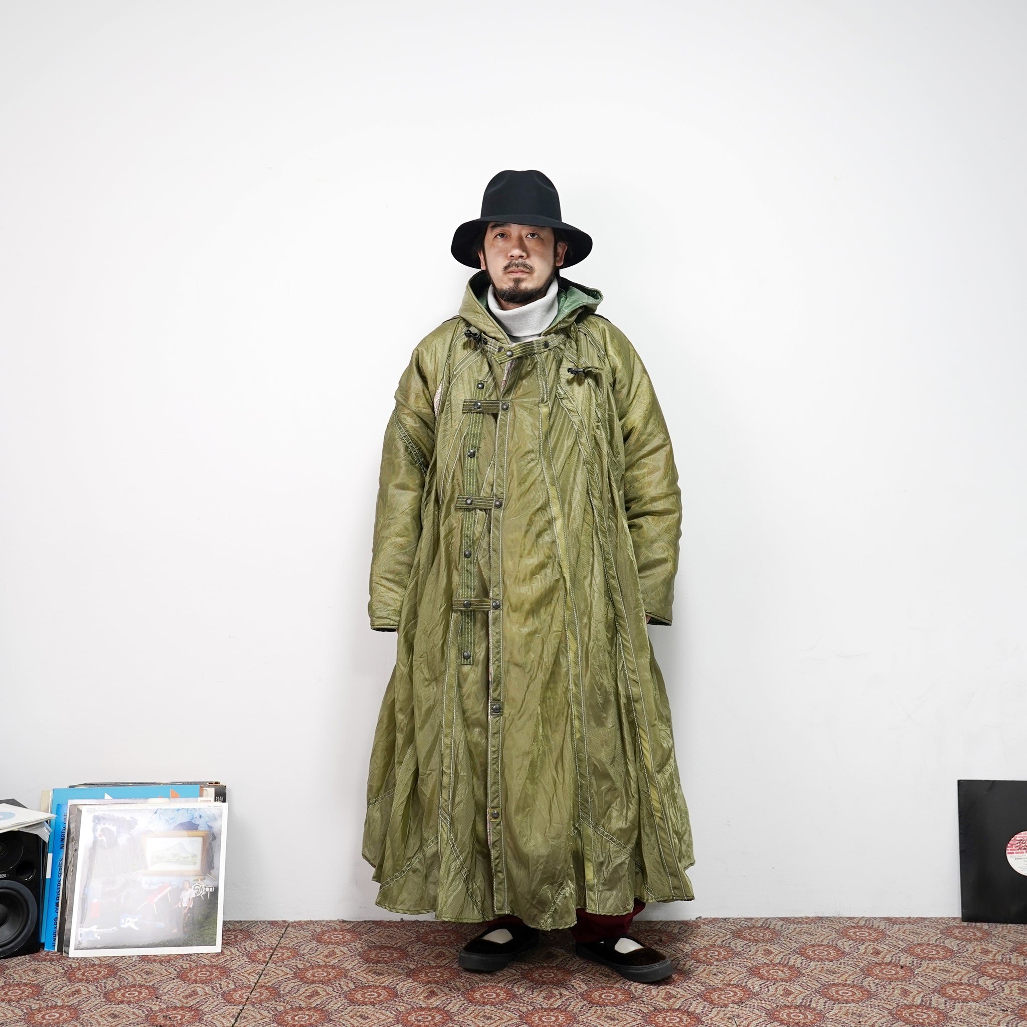 M30018 | Insulated Duffle Coat | Color:Vintage Us Army Parachute X Betro Paisley | Size:40/42【MONITALY_モニタリー】【archive】