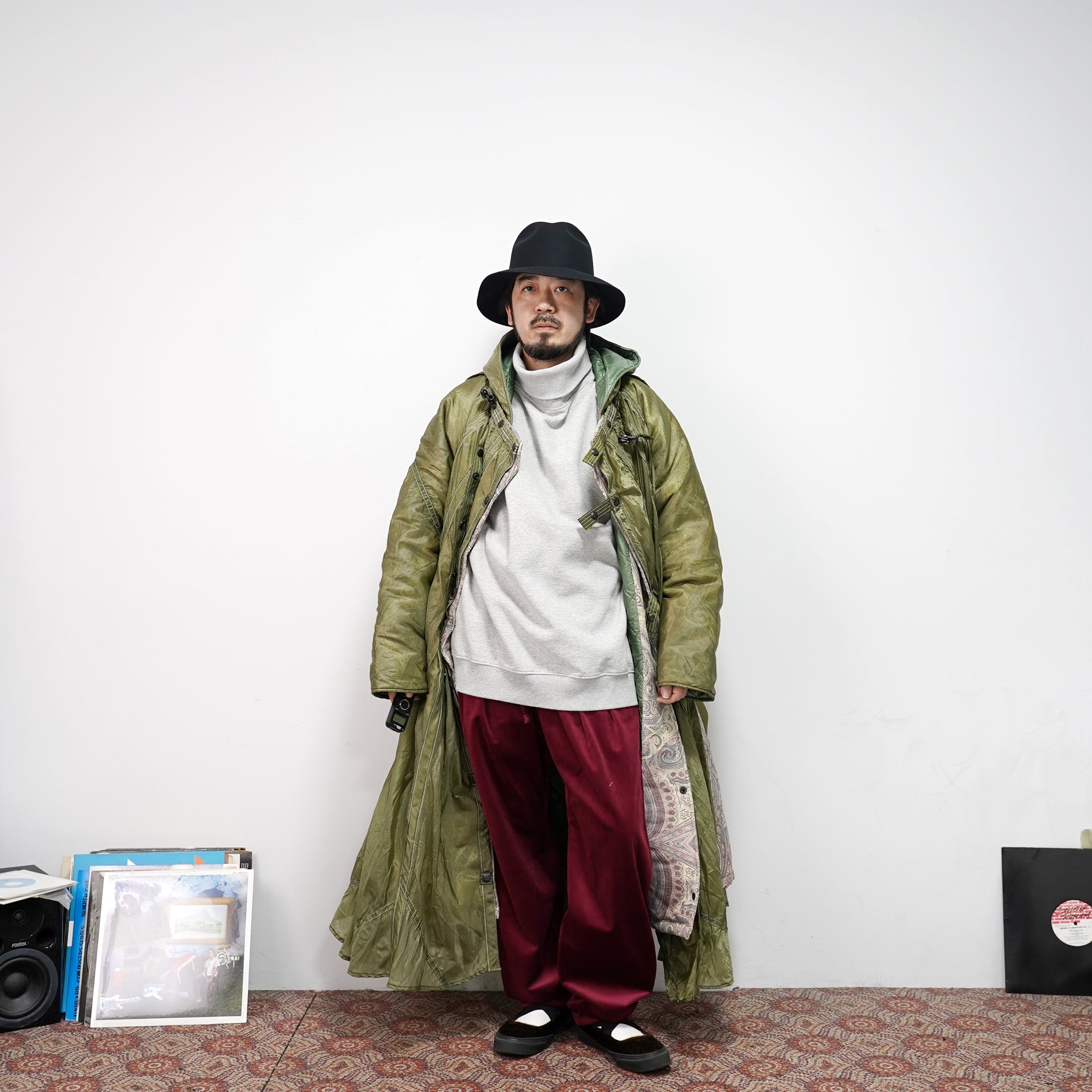 M30018 | Insulated Duffle Coat | Color:Vintage Us Army Parachute X Betro Paisley | Size:40/42【MONITALY_モニタリー】【archive】