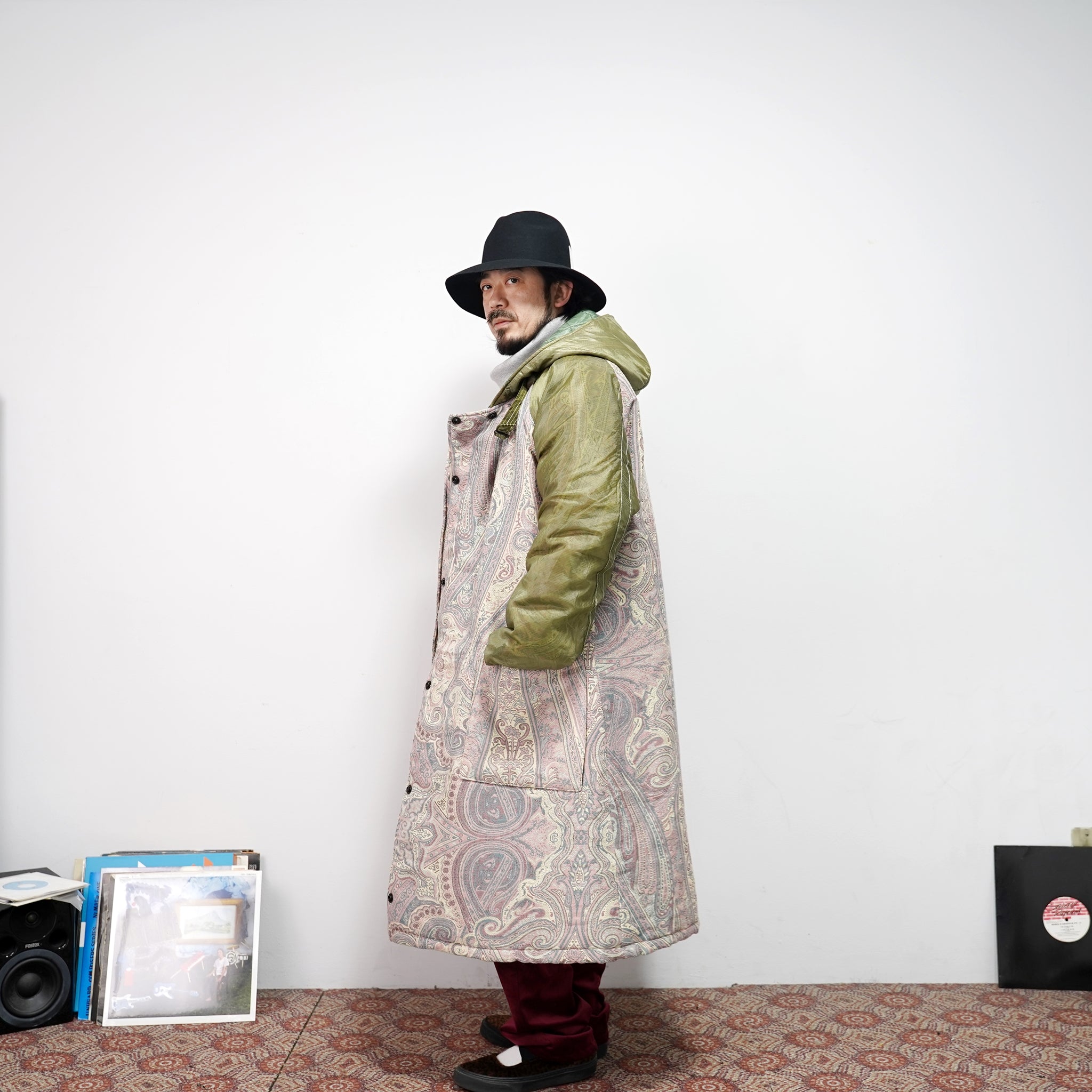 M30018 | Insulated Duffle Coat | Color:Vintage Us Army Parachute X Betro Paisley | Size:40/42【MONITALY_モニタリー】【archive】
