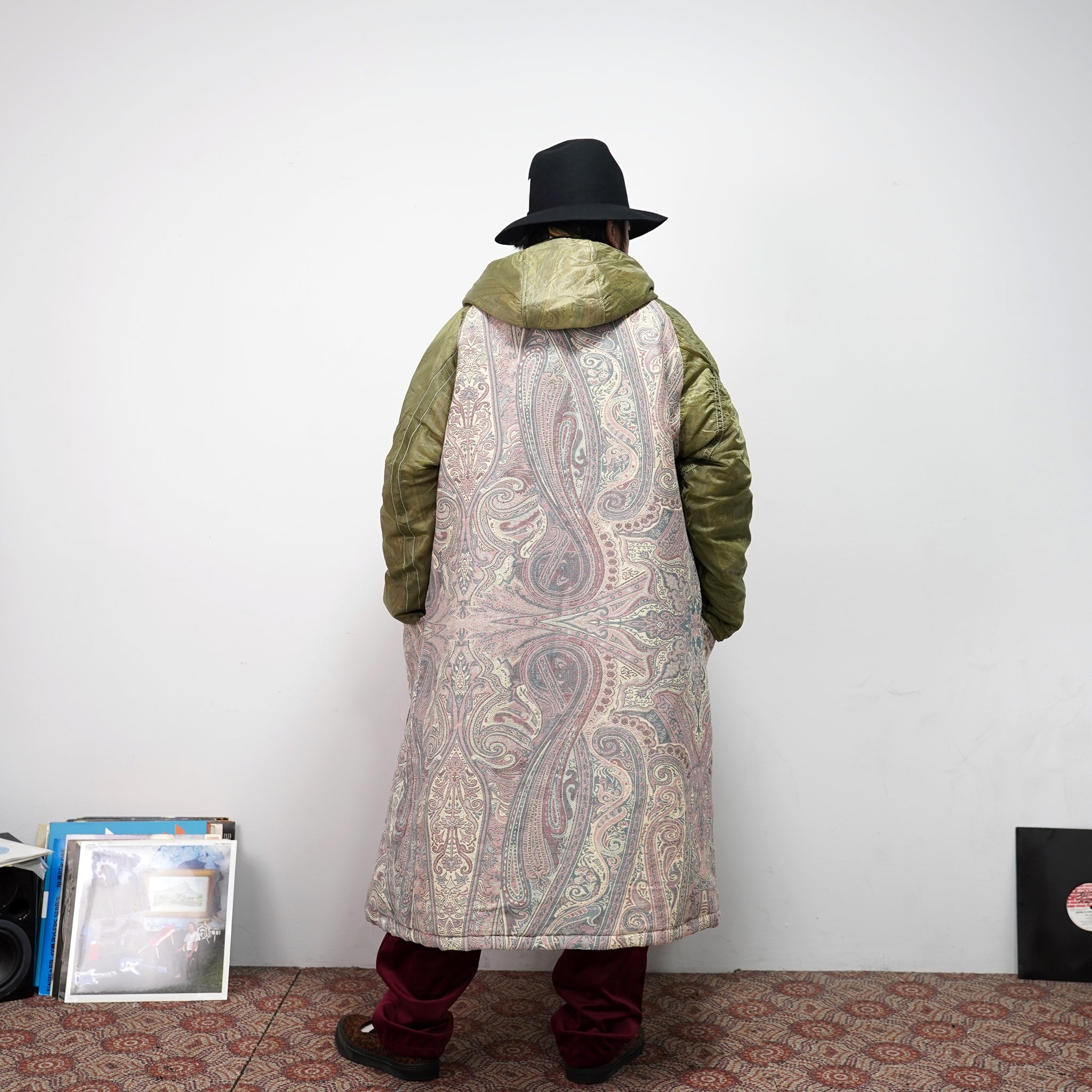 M30018 | Insulated Duffle Coat | Color:Vintage Us Army Parachute X Betro Paisley | Size:40/42【MONITALY_モニタリー】【archive】