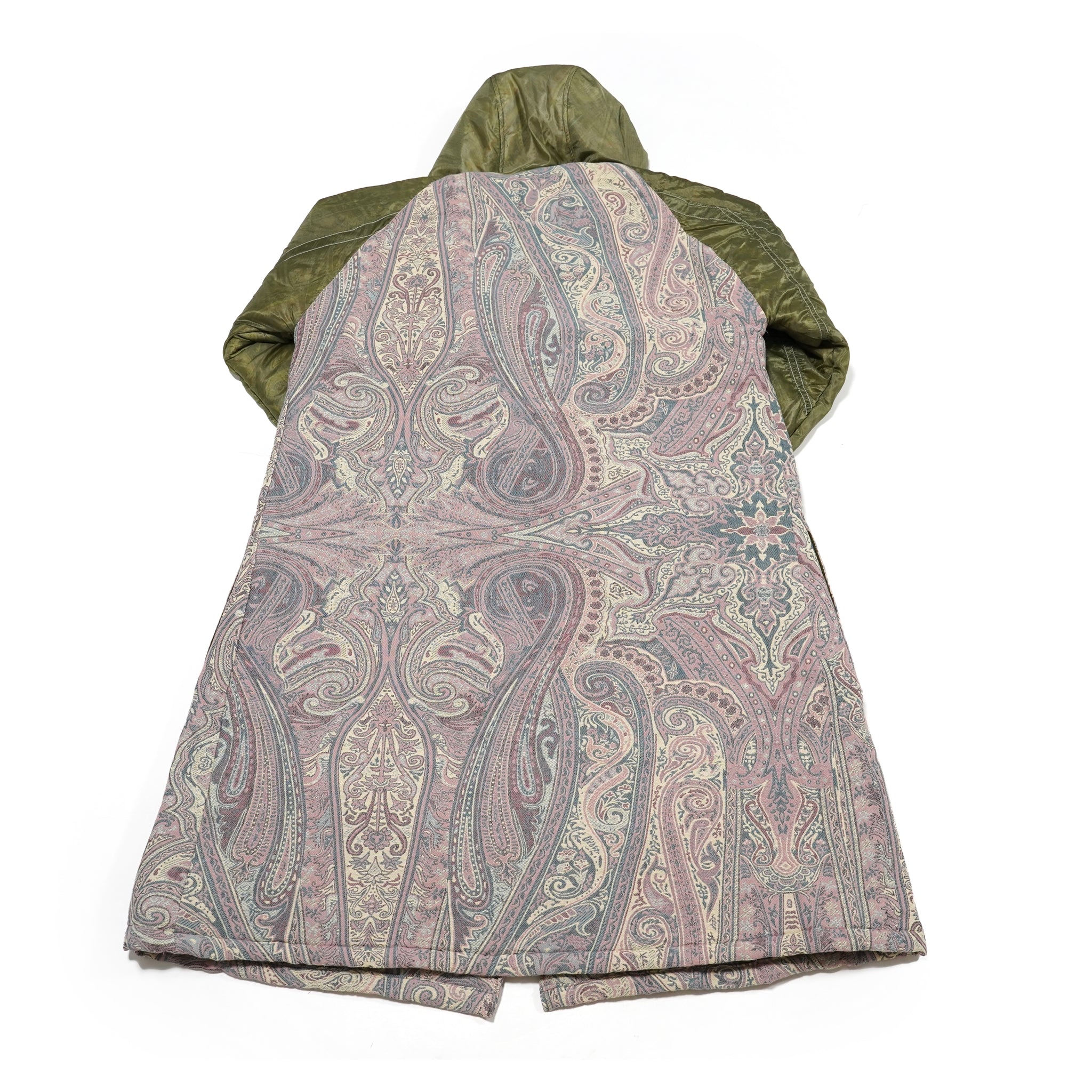 M30018 | Insulated Duffle Coat | Color:Vintage Us Army Parachute X Betro Paisley | Size:40/42【MONITALY_モニタリー】【archive】