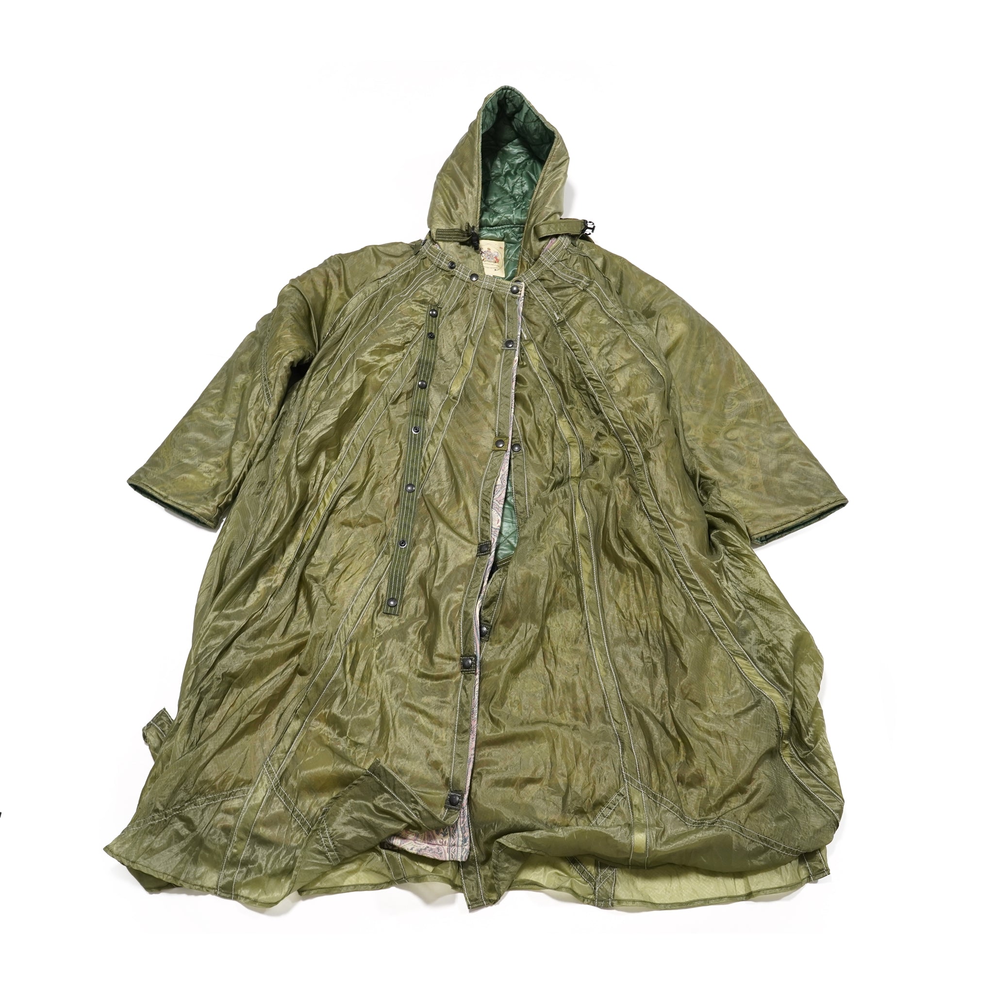 M30018 | Insulated Duffle Coat | Color:Vintage Us Army Parachute X Betro Paisley | Size:40/42【MONITALY_モニタリー】【archive】