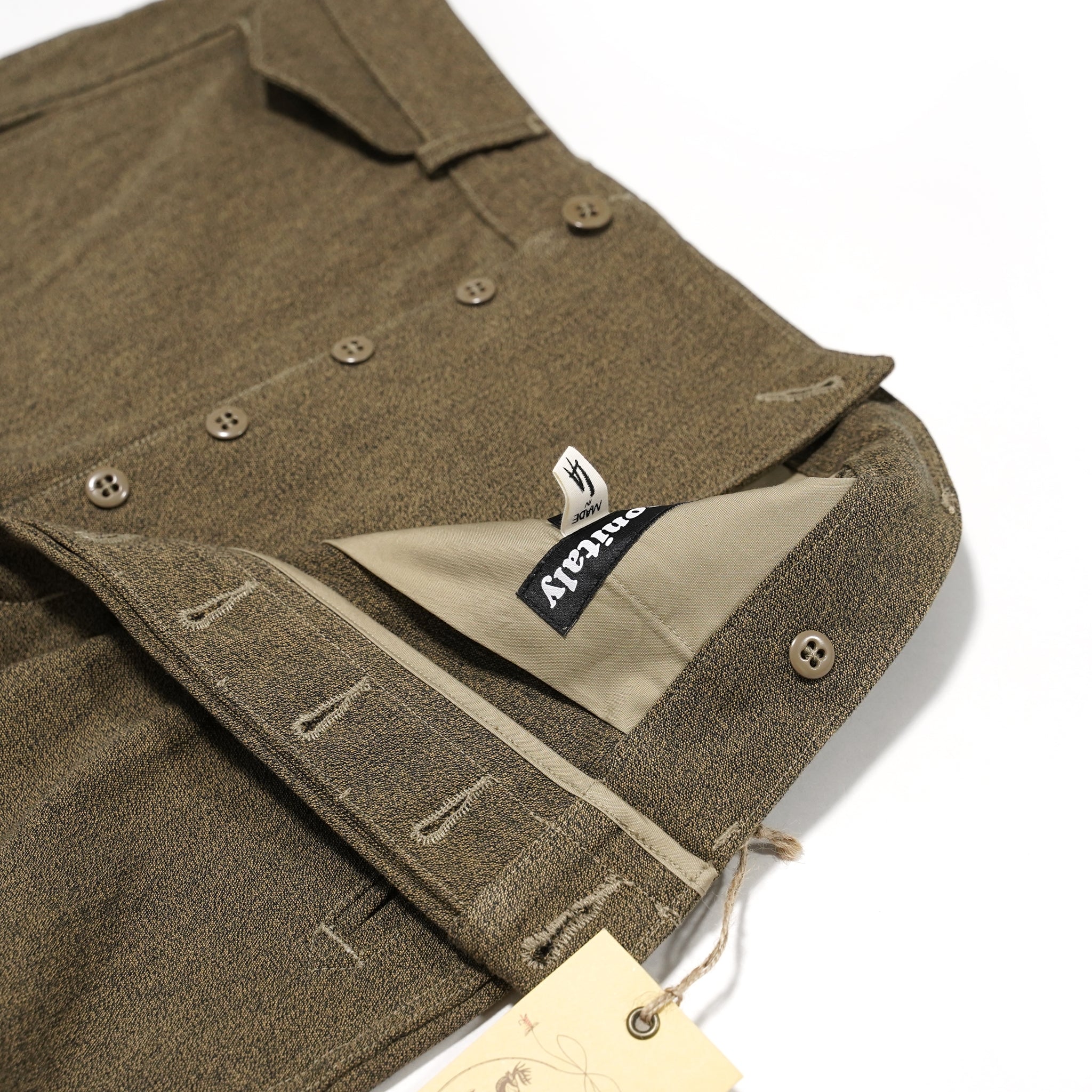 M30306 | Chino Pants | Color:Old Hunting Brown/Black Mix | Size:30/32/34【MONITALY_モニタリー】