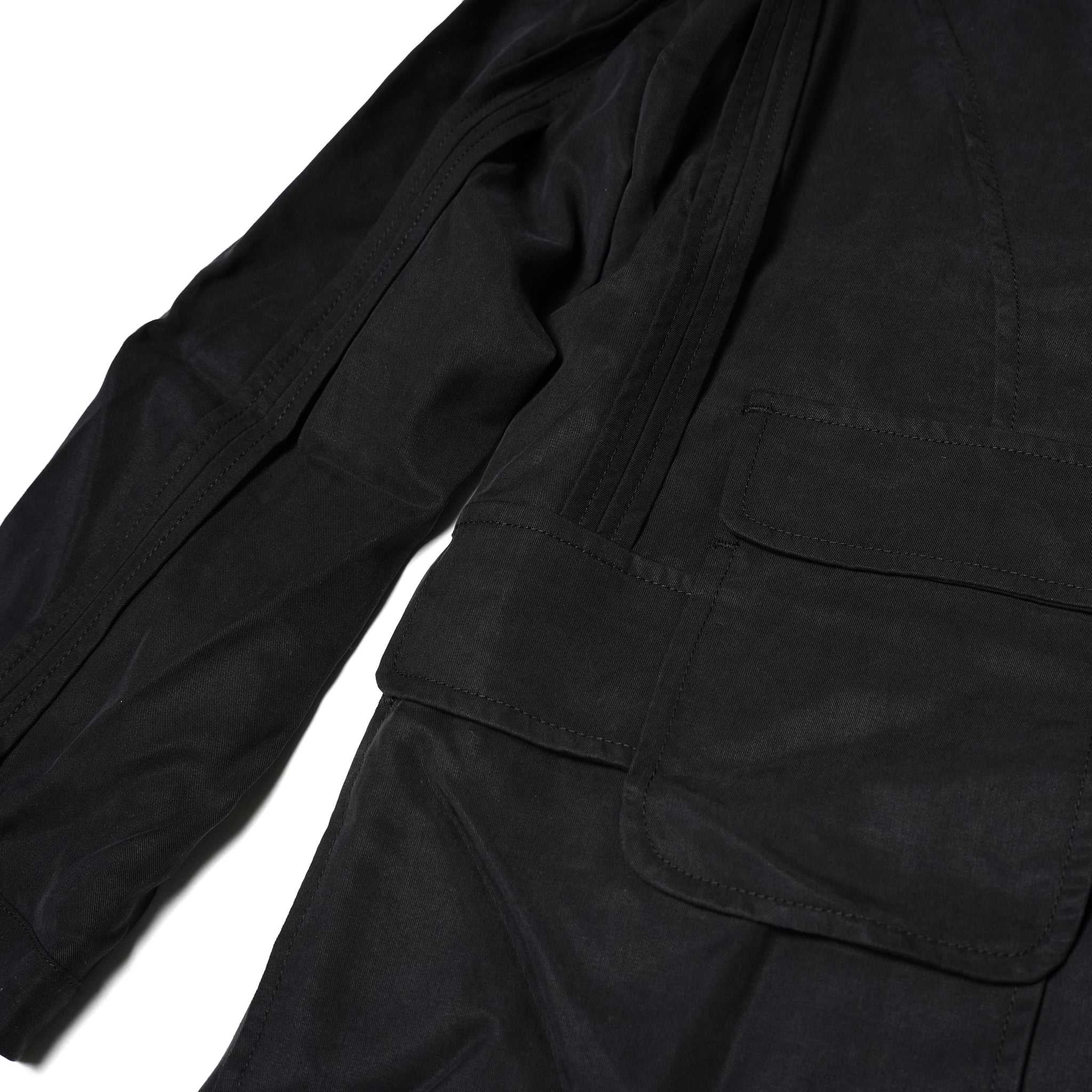 No:M31017-17 | Name:Ura Low Lapel Blazer | Color:Tencel Black【MONITALY_モニタリー】【archive】