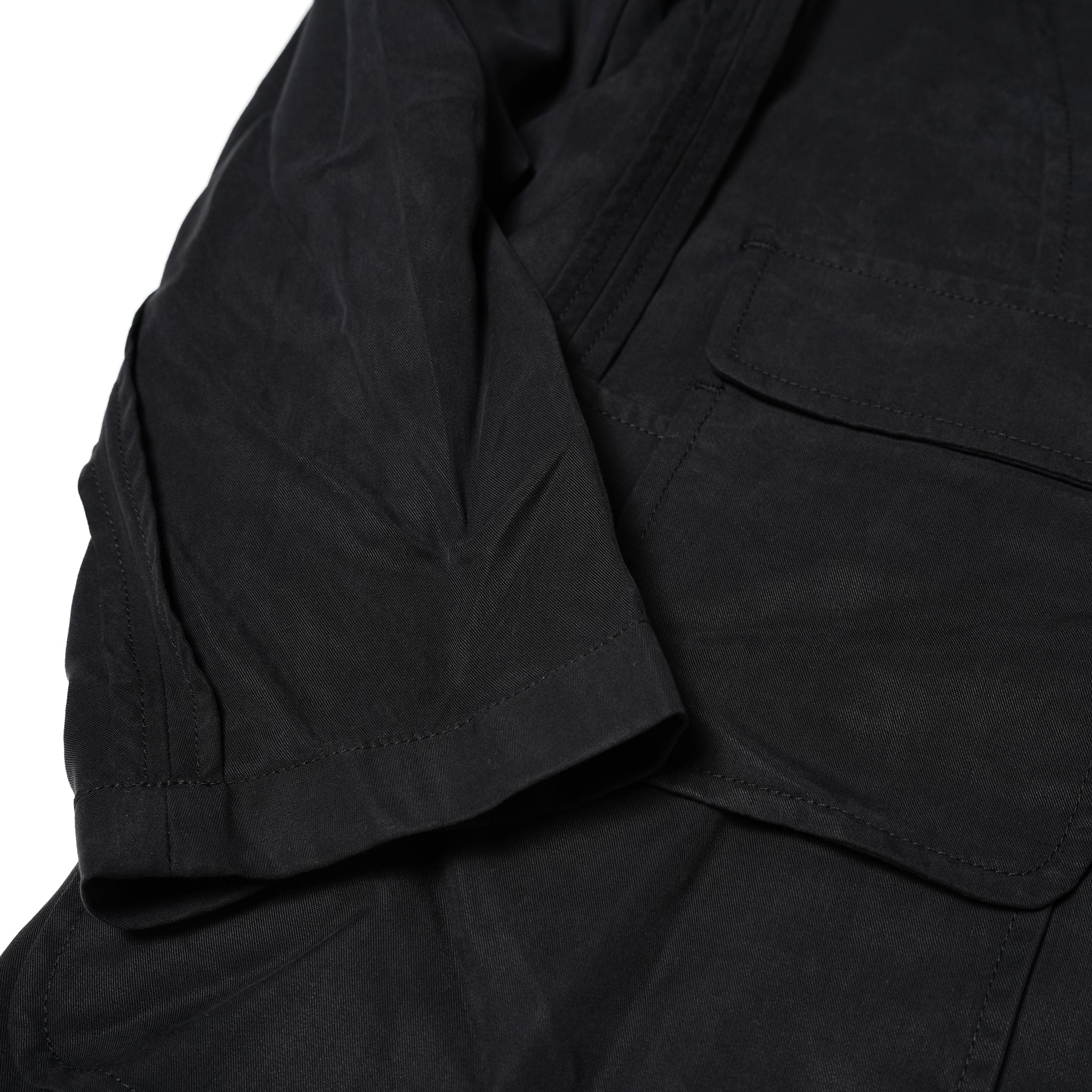No:M31017-17 | Name:Ura Low Lapel Blazer | Color:Tencel Black【MONITALY_モニタリー】【archive】