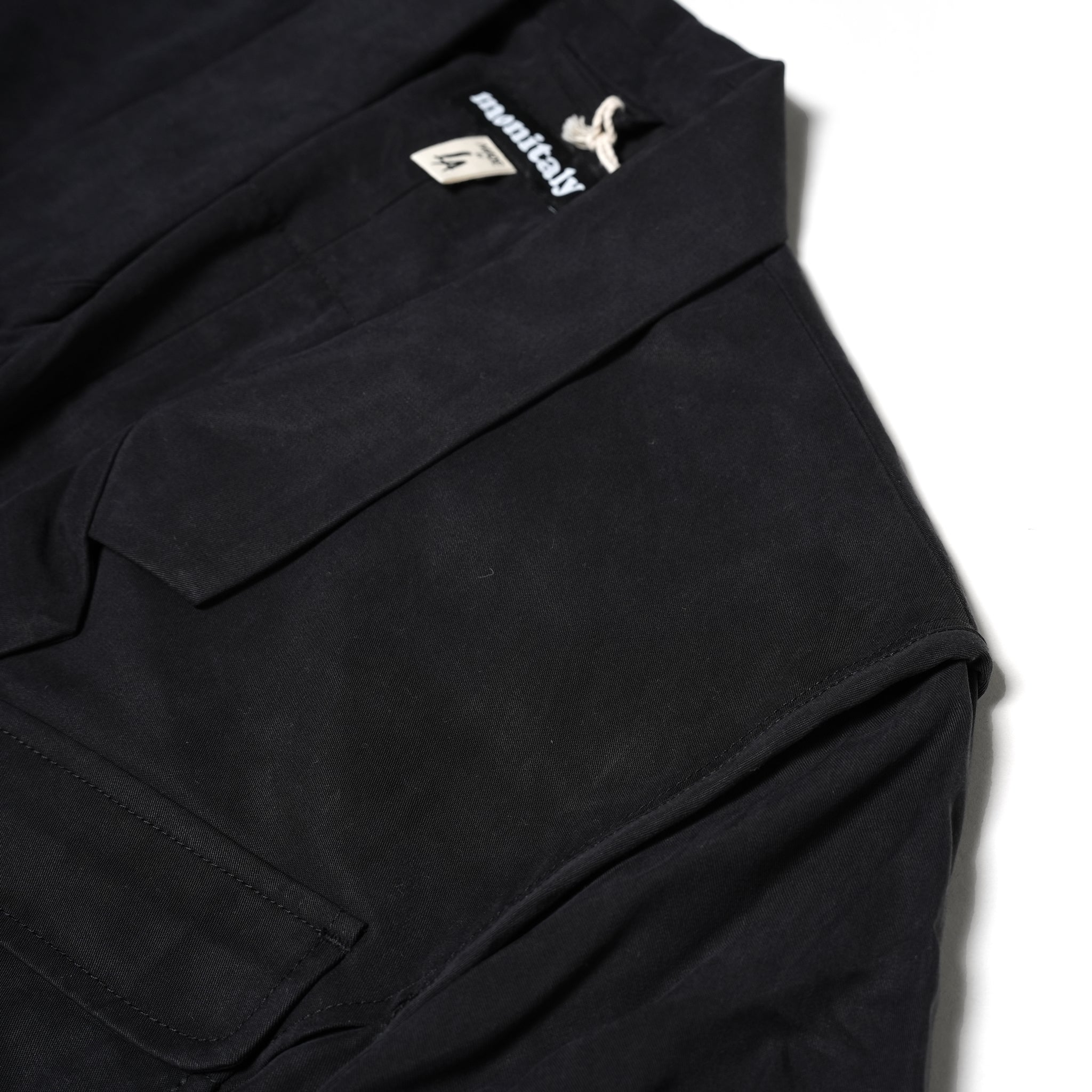 No:M31017-17 | Name:Ura Low Lapel Blazer | Color:Tencel Black【MONITALY_モニタリー】【archive】