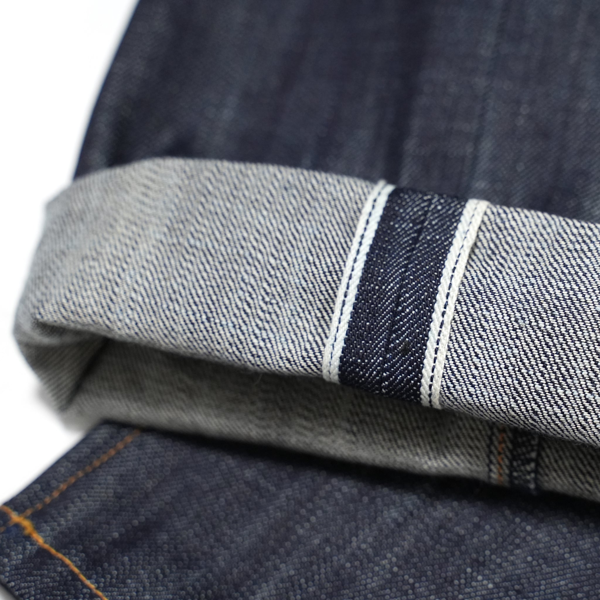 M31304 | Monitaly Xx Jeans W/ Avocado Embroidery And Patches | Color:Cone Ds Selvage Denim【MONITALY_モニタリー】