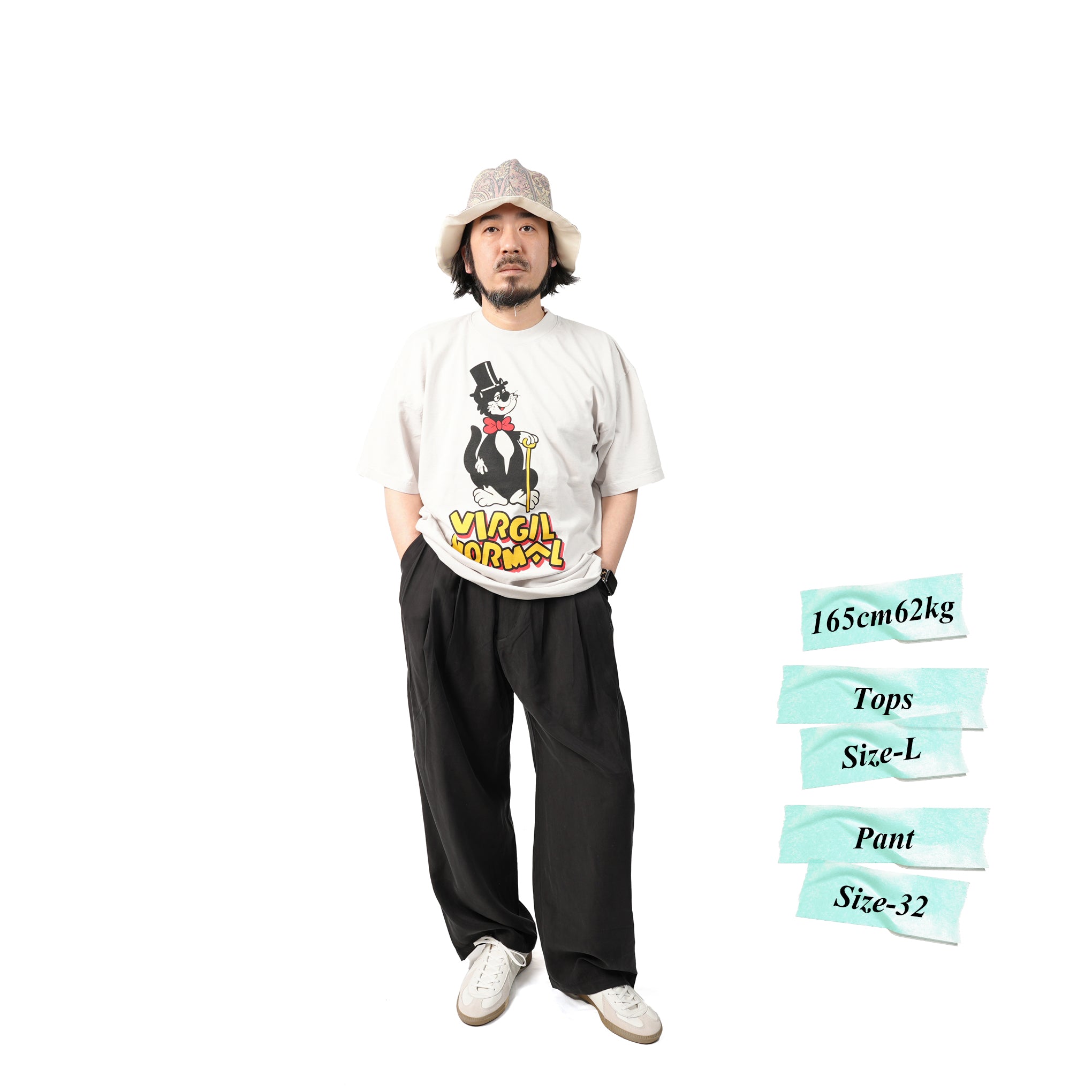 No:M31310-2 | Name:Triple Tuck Wide Pants | Color:Tencel Black【MONITALY_モニタリー】【archive】
