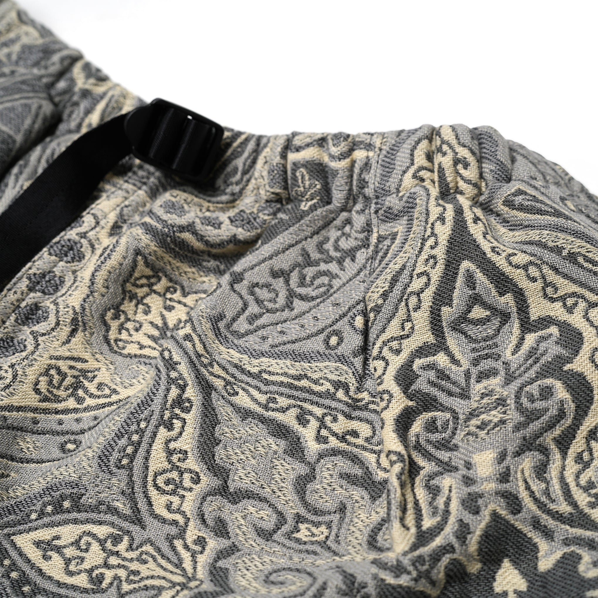 No:M31351-1 | Name:Easy Baggy Shorts w/ Quick Release Buckle | Color:Betro Paisley Grey【MONITALY_モニタリー】【archive】