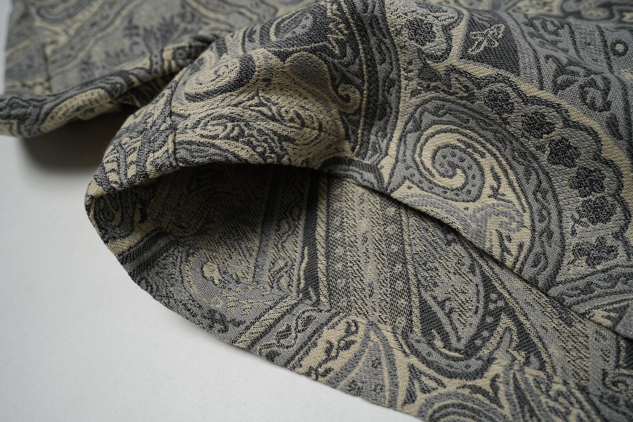 No:M31351-1 | Name:Easy Baggy Shorts w/ Quick Release Buckle | Color:Betro Paisley Grey【MONITALY_モニタリー】【archive】