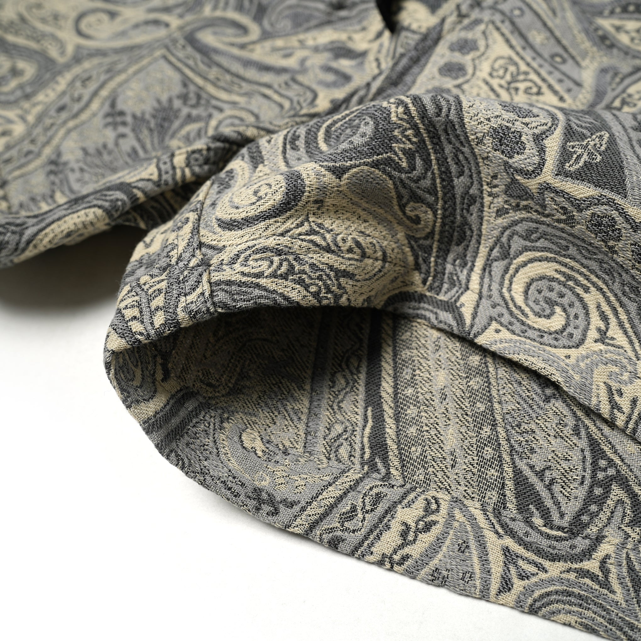 No:M31351-1 | Name:Easy Baggy Shorts w/ Quick Release Buckle | Color:Betro Paisley Grey【MONITALY_モニタリー】【archive】