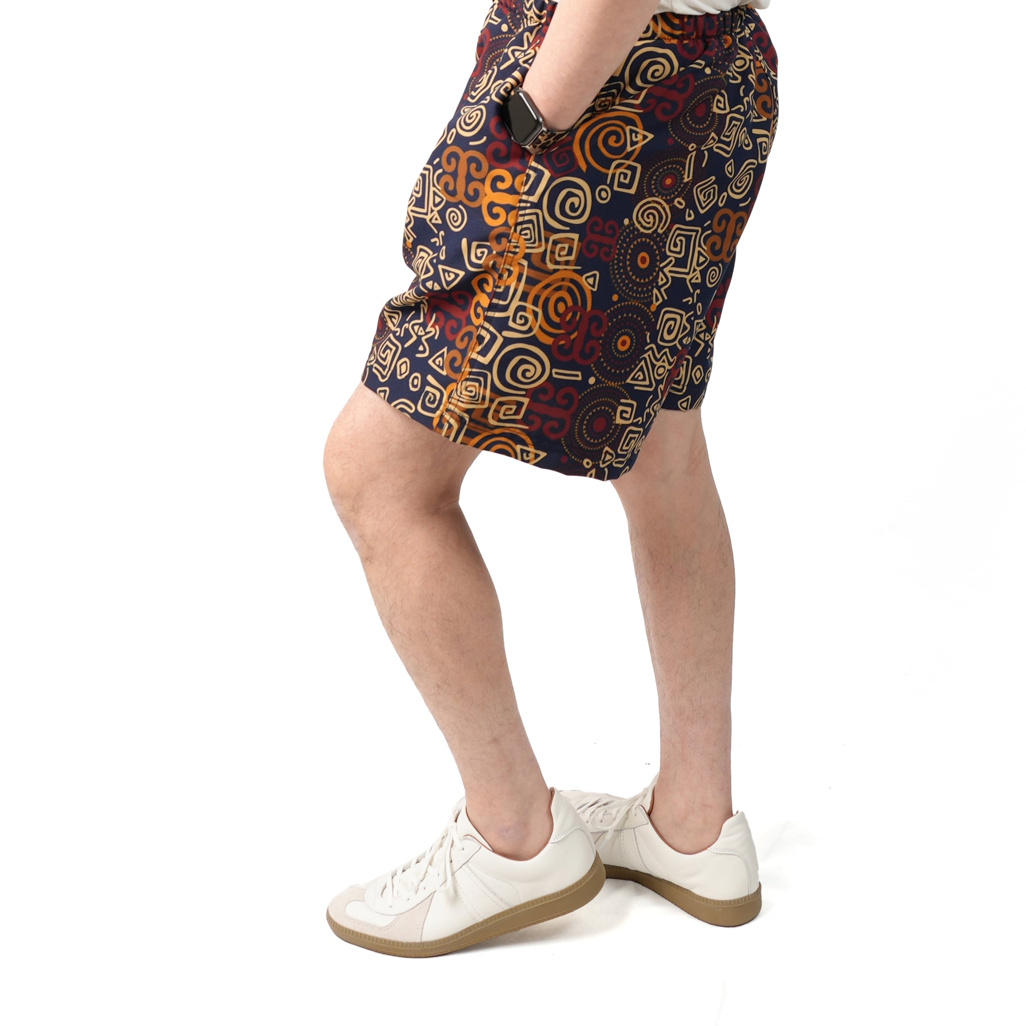 M31351-4 | Easy Baggy Shorts w/ Quick Release Buckle | Color:Shawn Print【MONITALY_モニタリー】
