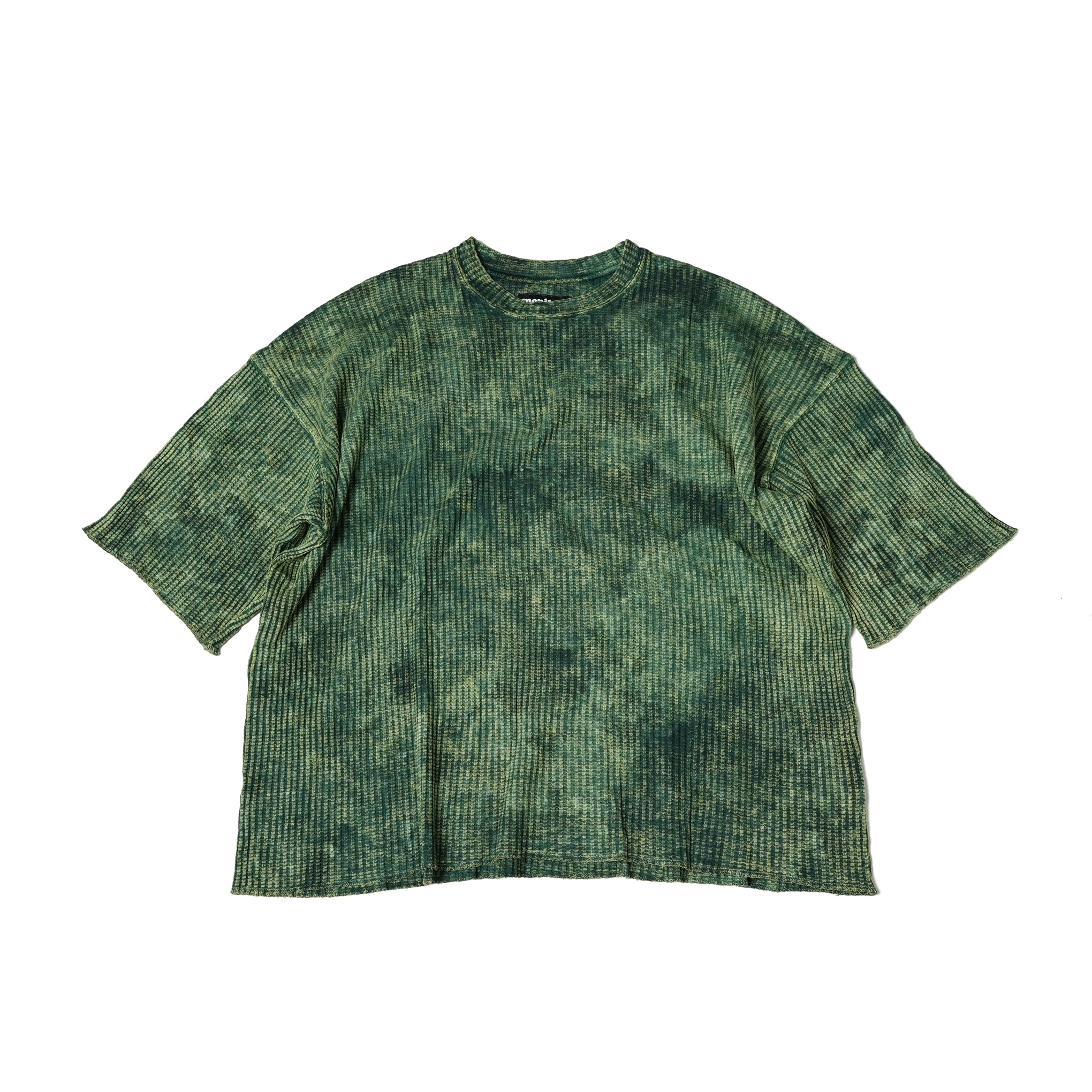 No:M31752-9 | Name:Thermal Cut Off Edges S/S | Color:Tie Dye Midori + Mineral【MONITALY_モニタリー】【archive】