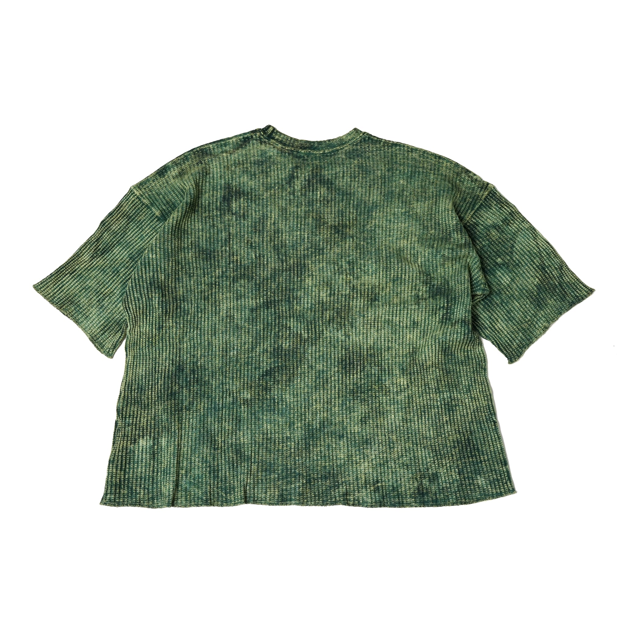 No:M31752-9 | Name:Thermal Cut Off Edges S/S | Color:Tie Dye Midori + Mineral【MONITALY_モニタリー】【archive】