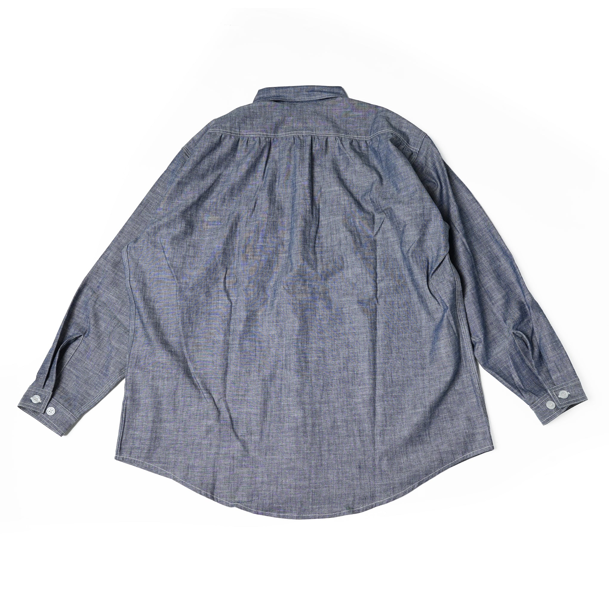 M31808-1 | Giorgio Work Shirt | Color:Chambray【MONITALY_モニタリー】