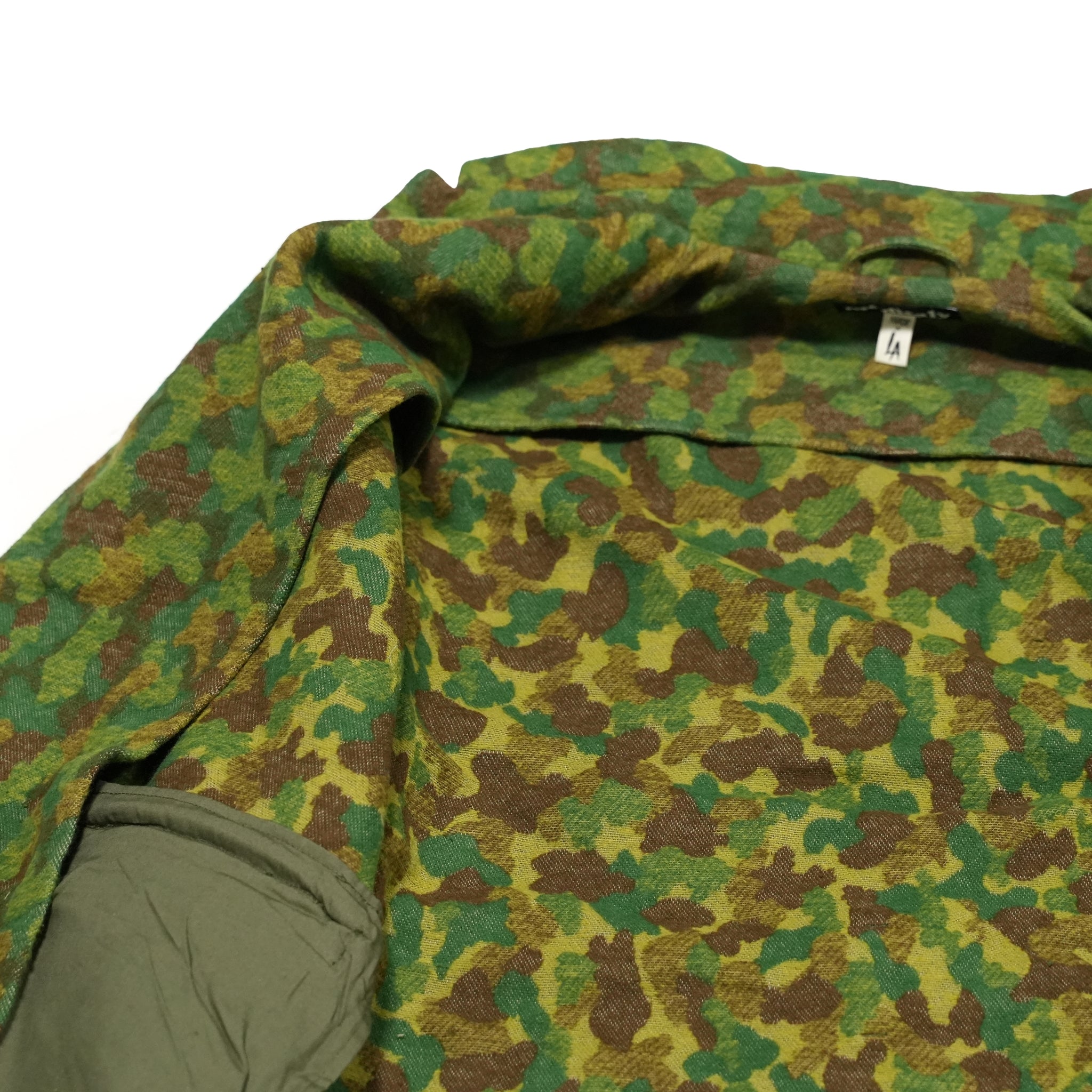 M32012 | Jute Coat | Color:Jacquard Cotton Green Camo【MONITALY_モニタリー】