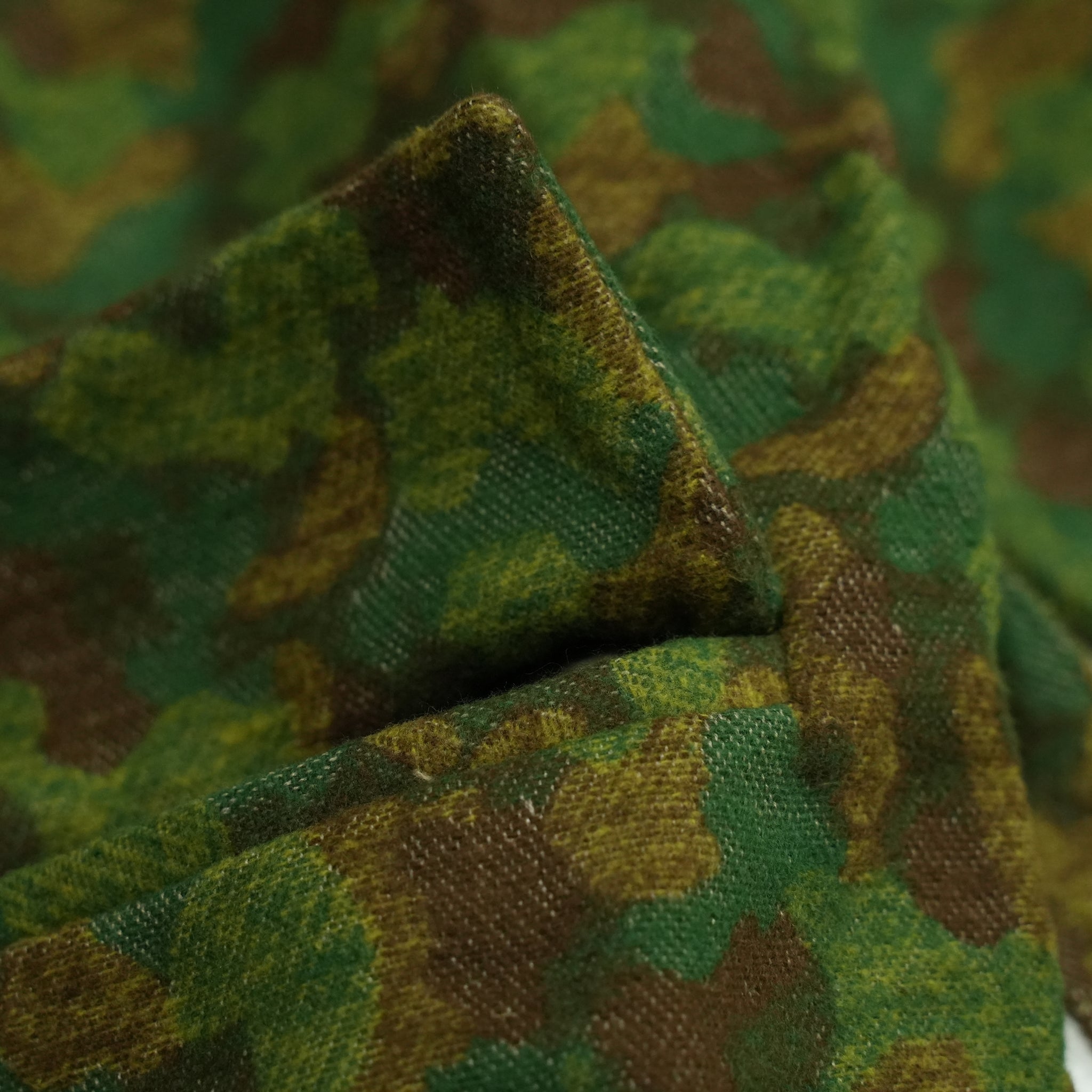 M32012 | Jute Coat | Color:Jacquard Cotton Green Camo【MONITALY_モニタリー】