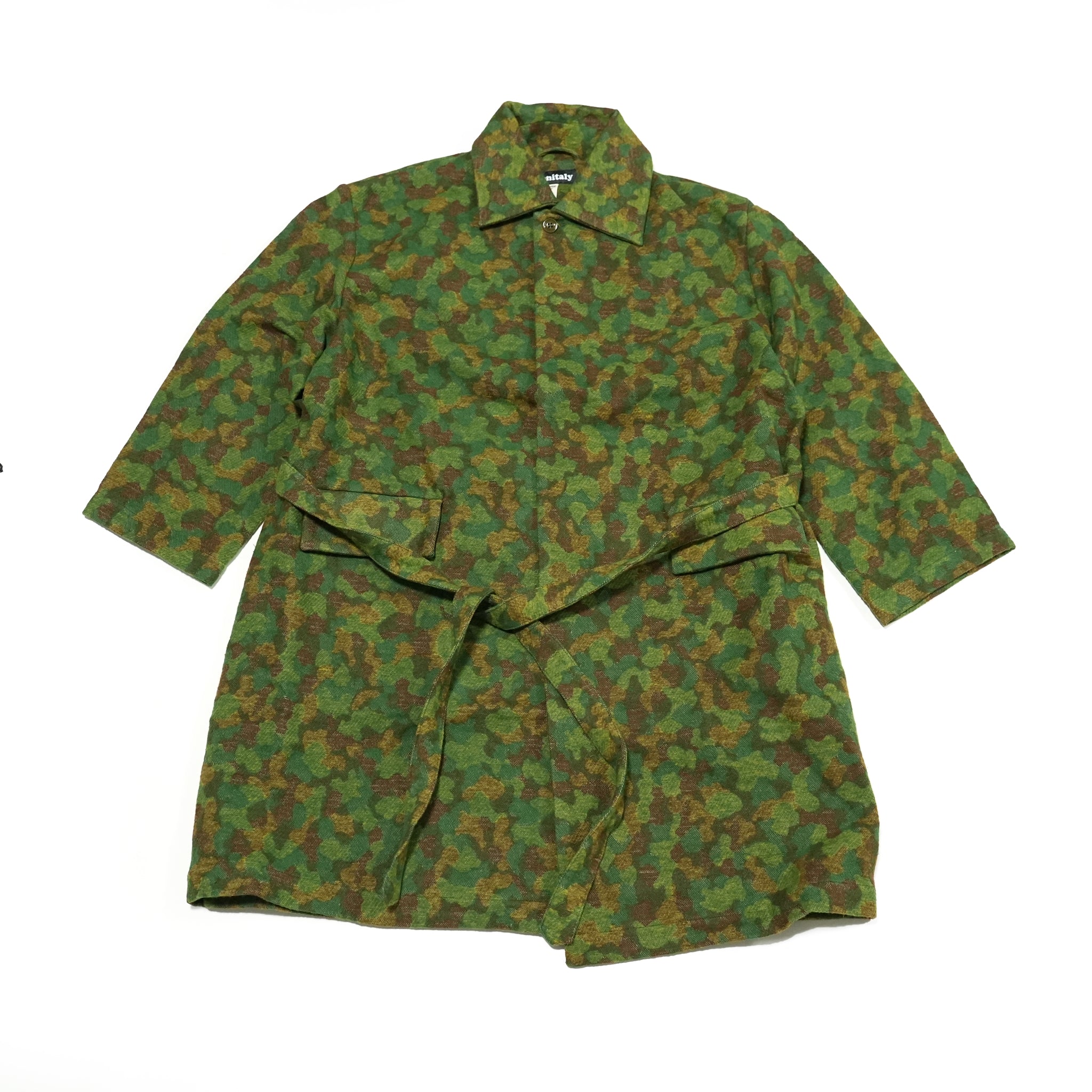 M32012 | Jute Coat | Color:Jacquard Cotton Green Camo【MONITALY_モニタリー】