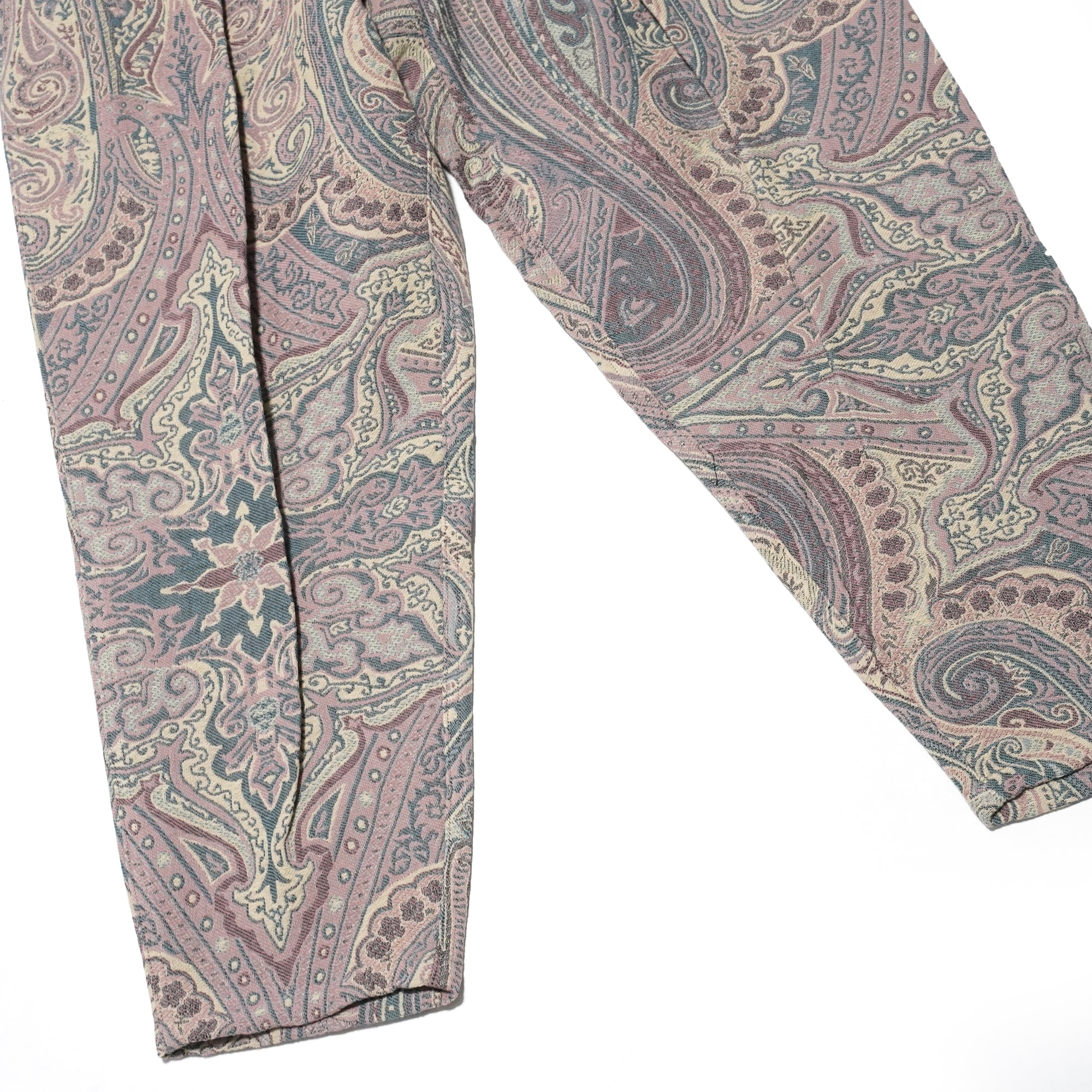 No:M29301 | Name:Riding Pants | Color:BETRO Paisley | Size-30/32/34【MONITALY】-MONITALY-ADDICTION FUKUOKA