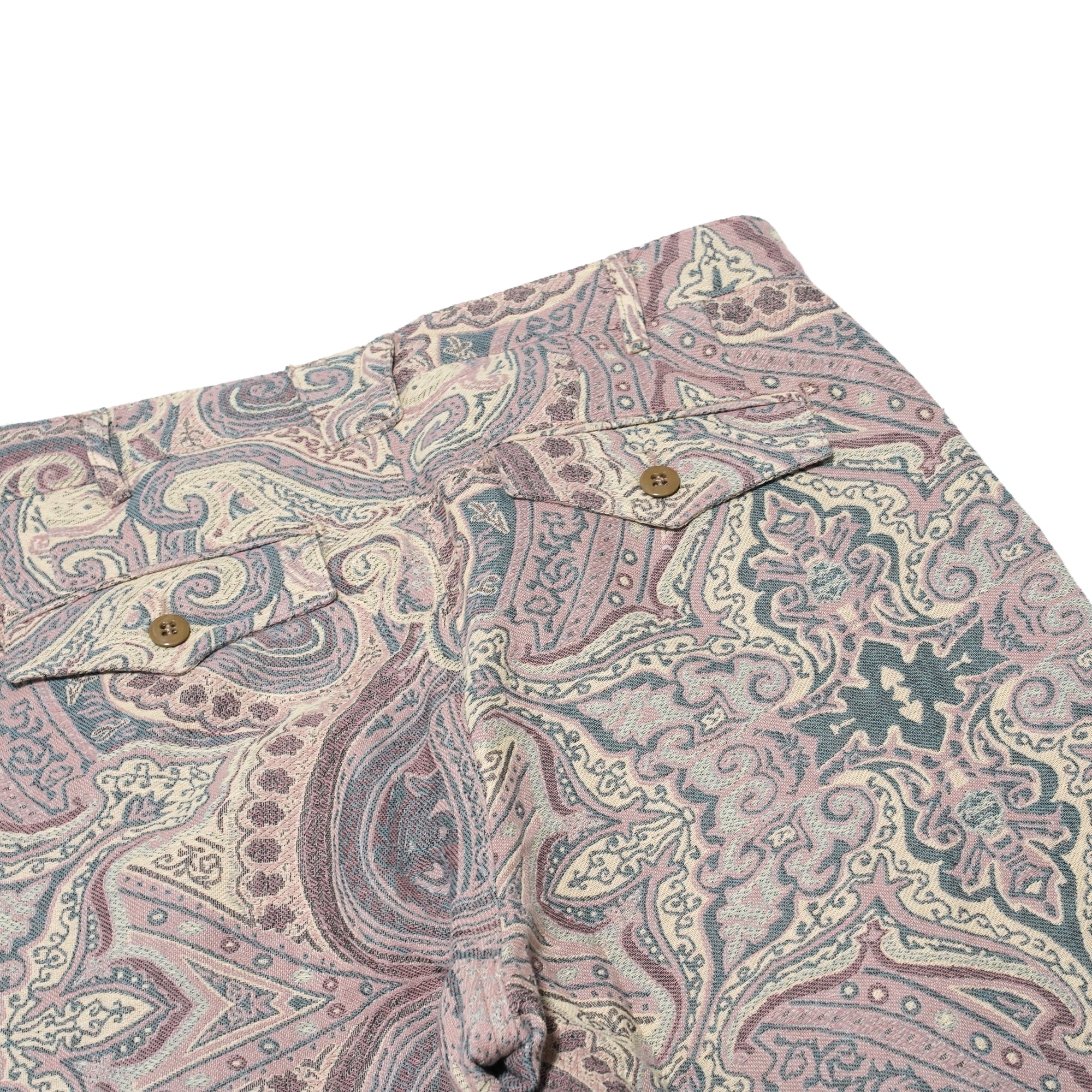 No:M29301 | Name:Riding Pants | Color:BETRO Paisley | Size-30/32/34【MONITALY】-MONITALY-ADDICTION FUKUOKA