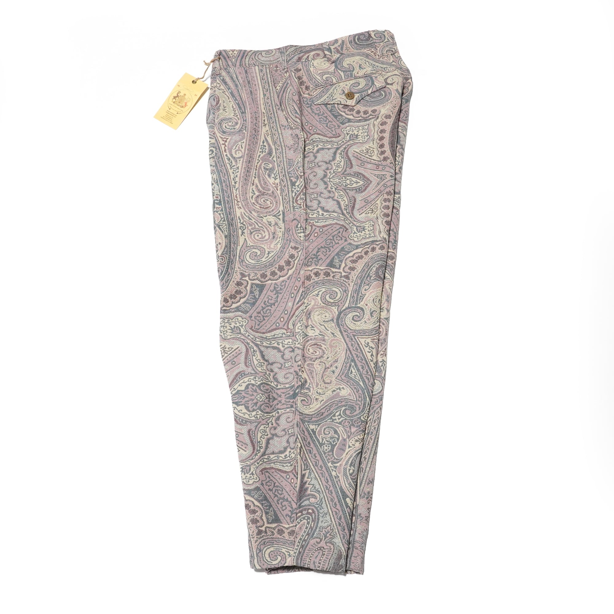 No:M29301 | Name:Riding Pants | Color:BETRO Paisley | Size-30/32/34【MONITALY】-MONITALY-ADDICTION FUKUOKA
