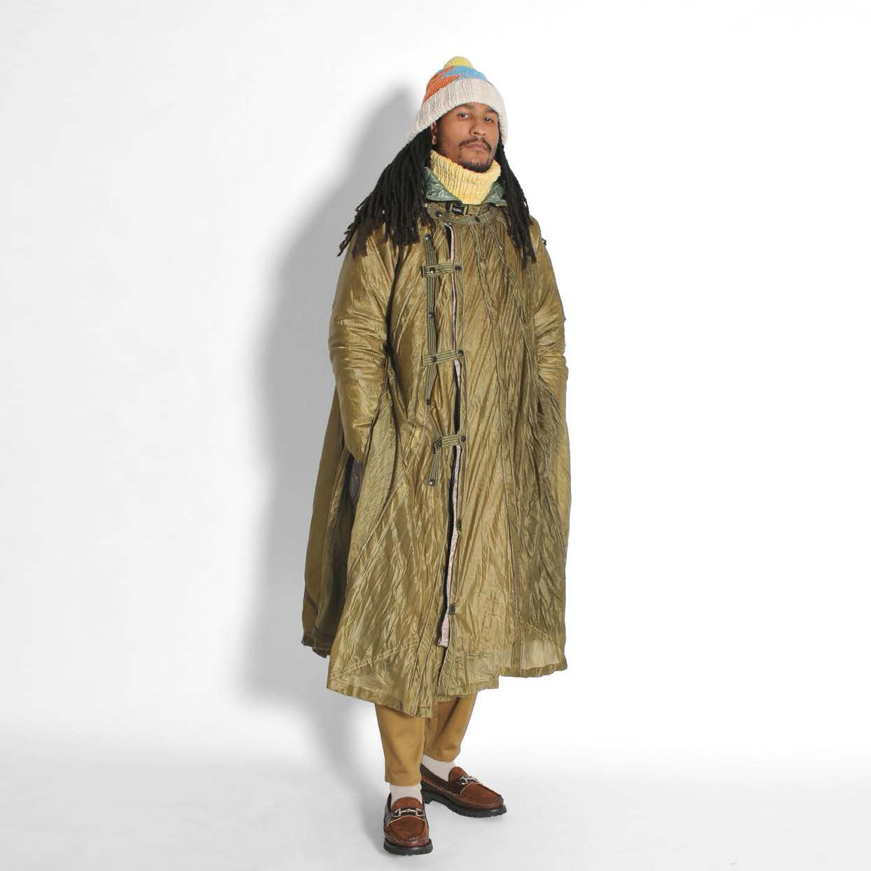 No:M30018 | Name:Insulated Duffle Coat | Color:Vintage Us Army Parachute X Betro Paisley | Size:40/42【MONITALY】【入荷予定アイテム・入荷連絡可能】-MONITALY-ADDICTION FUKUOKA