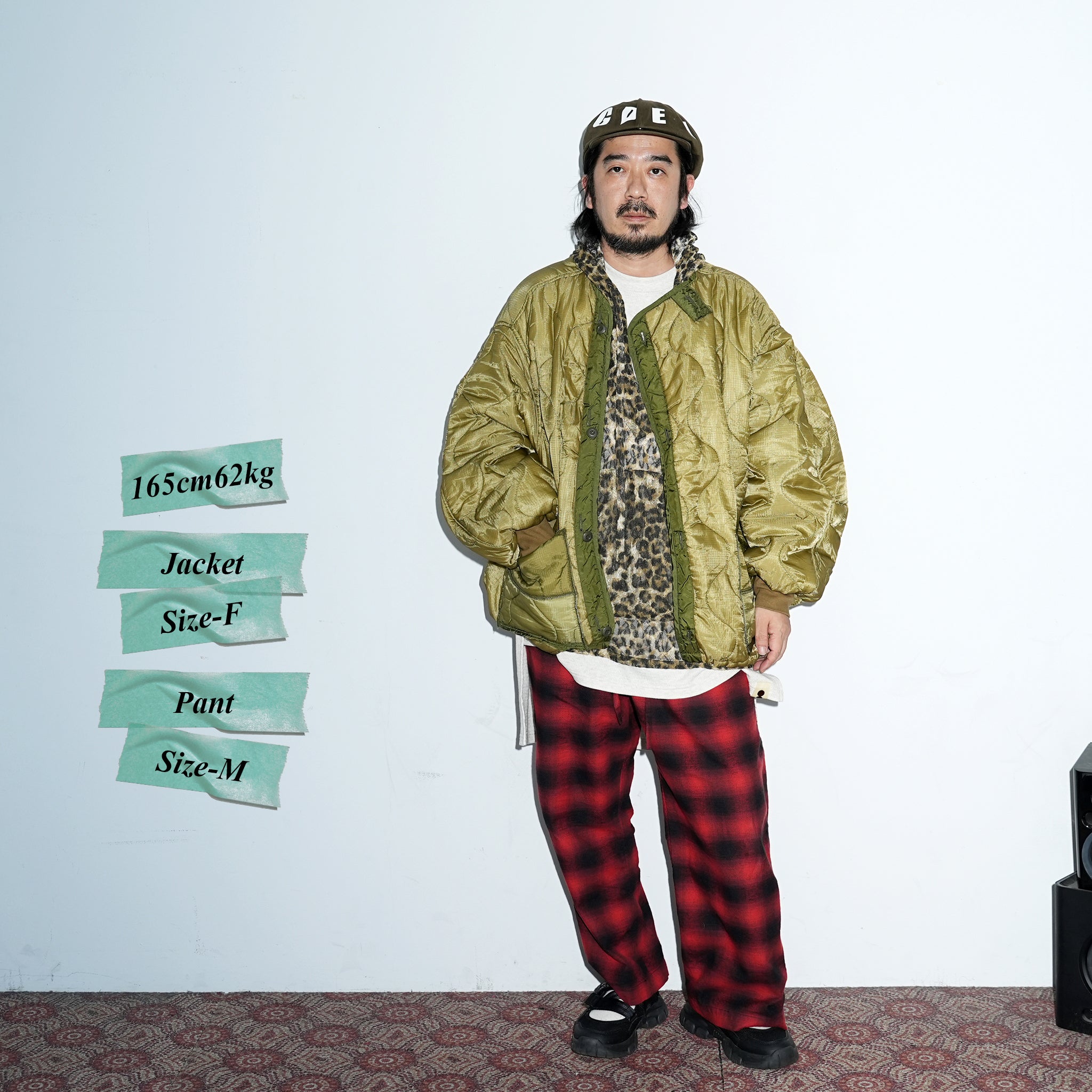 odd22fw03 | Quilting Short Jkt – Olive 別注 | ODDMENT