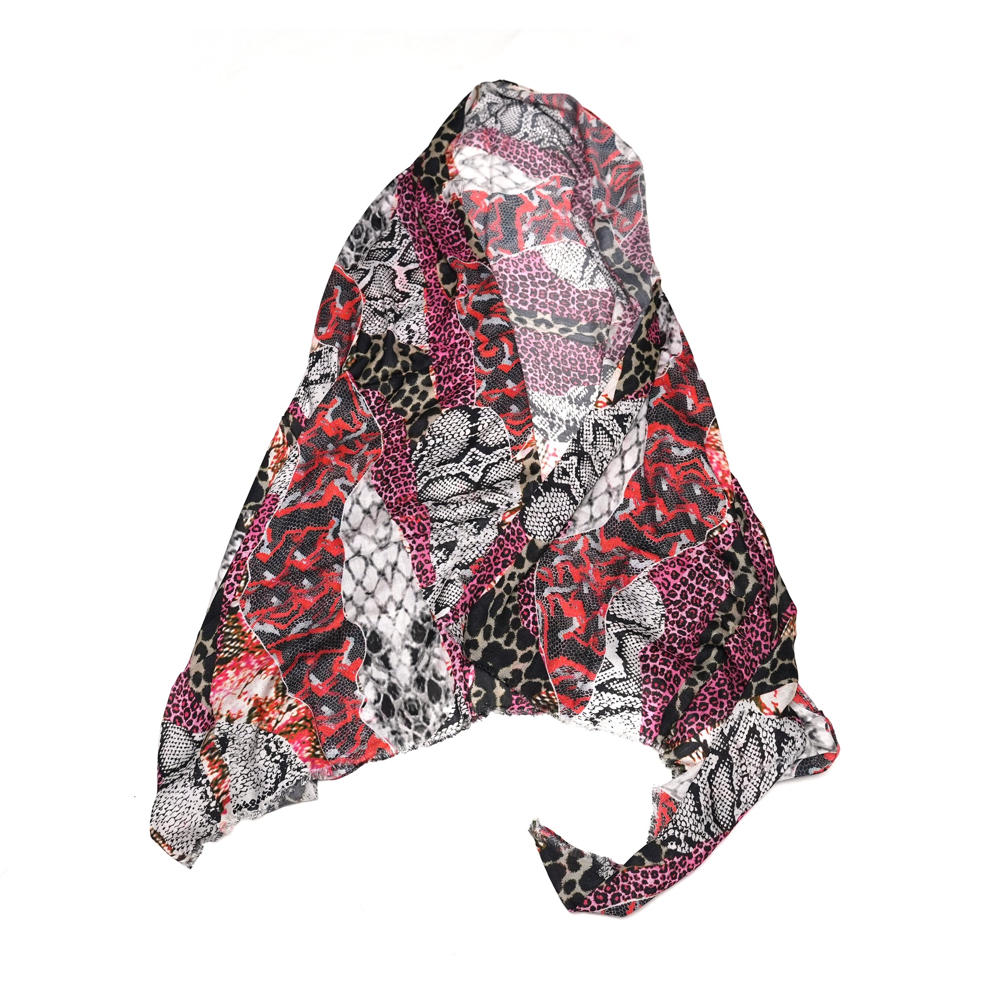 No:25135 | Name:Misfit Jungle Scarf | Color:Grey Pink【ONE TEASPOON_ワンティースプーン】【archive】