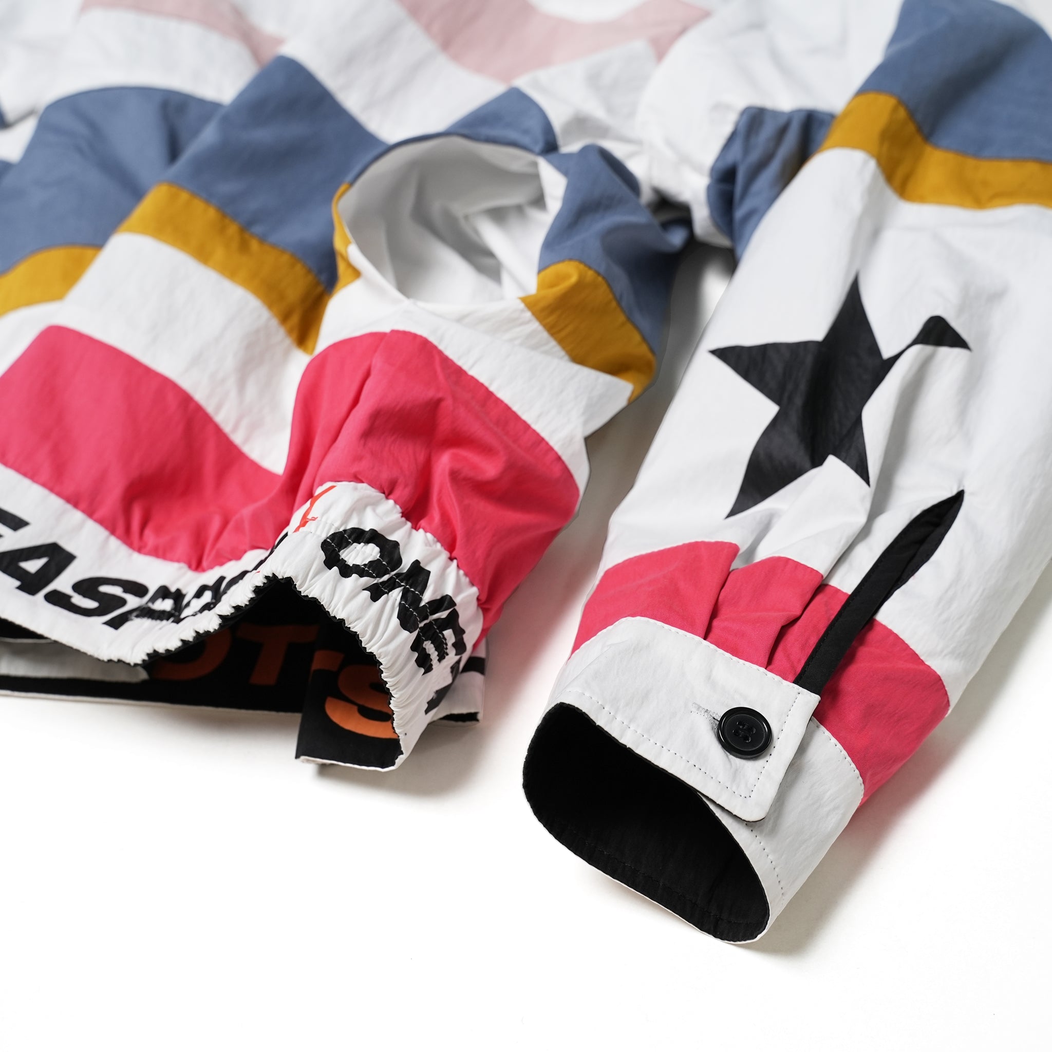 No:24961 | Name:Ots Velocity Reversible Windbreaker Jacket | Color:White Black【ONE TEASPOON_ワンティースプーン】【archive】