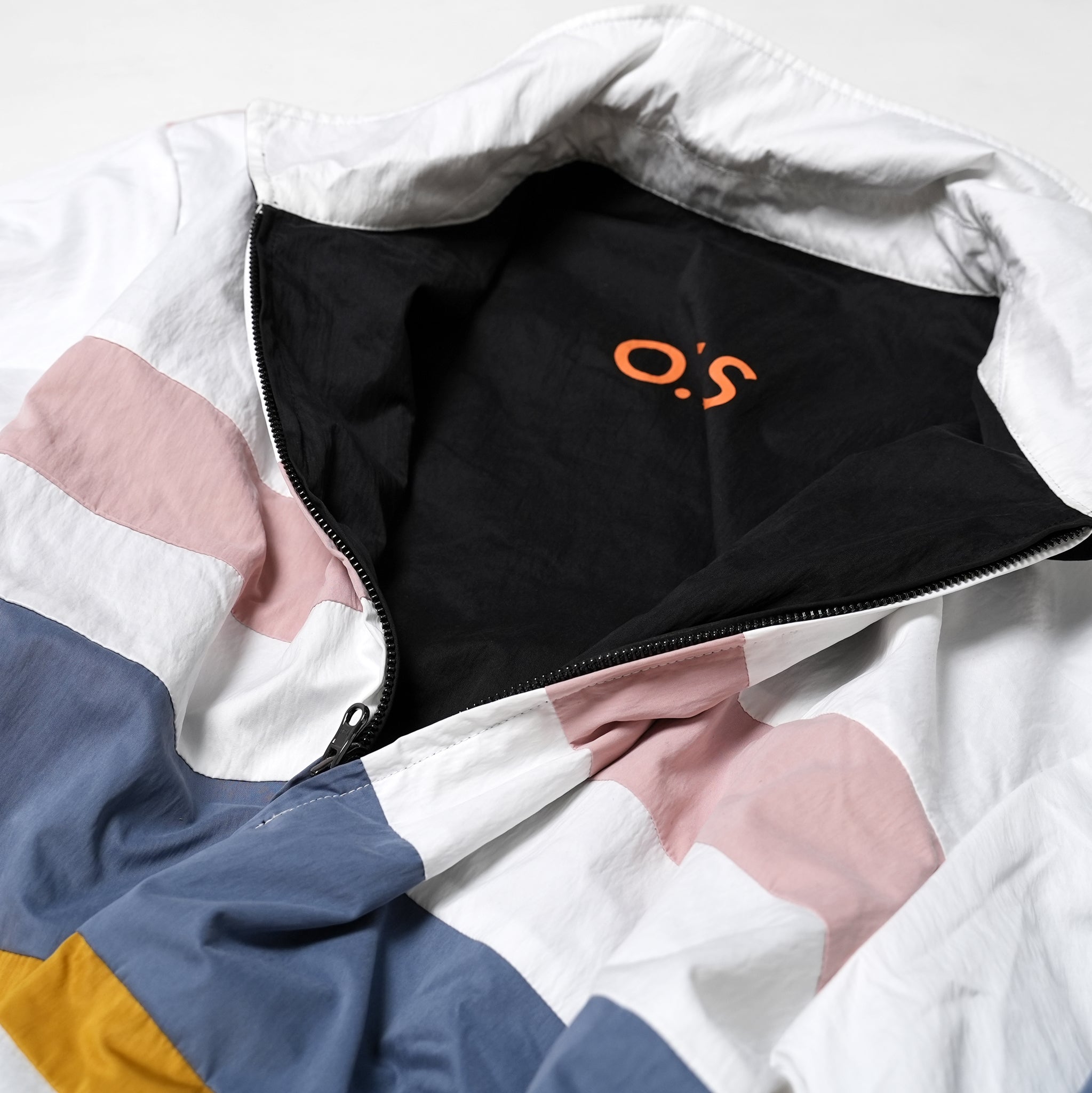 No:24961 | Name:Ots Velocity Reversible Windbreaker Jacket | Color:White Black【ONE TEASPOON_ワンティースプーン】【archive】