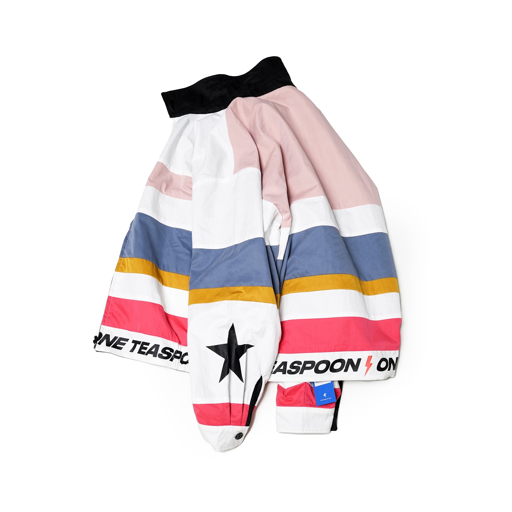 No:24961 | Name:Ots Velocity Reversible Windbreaker Jacket | Color:White Black【ONE TEASPOON_ワンティースプーン】【archive】