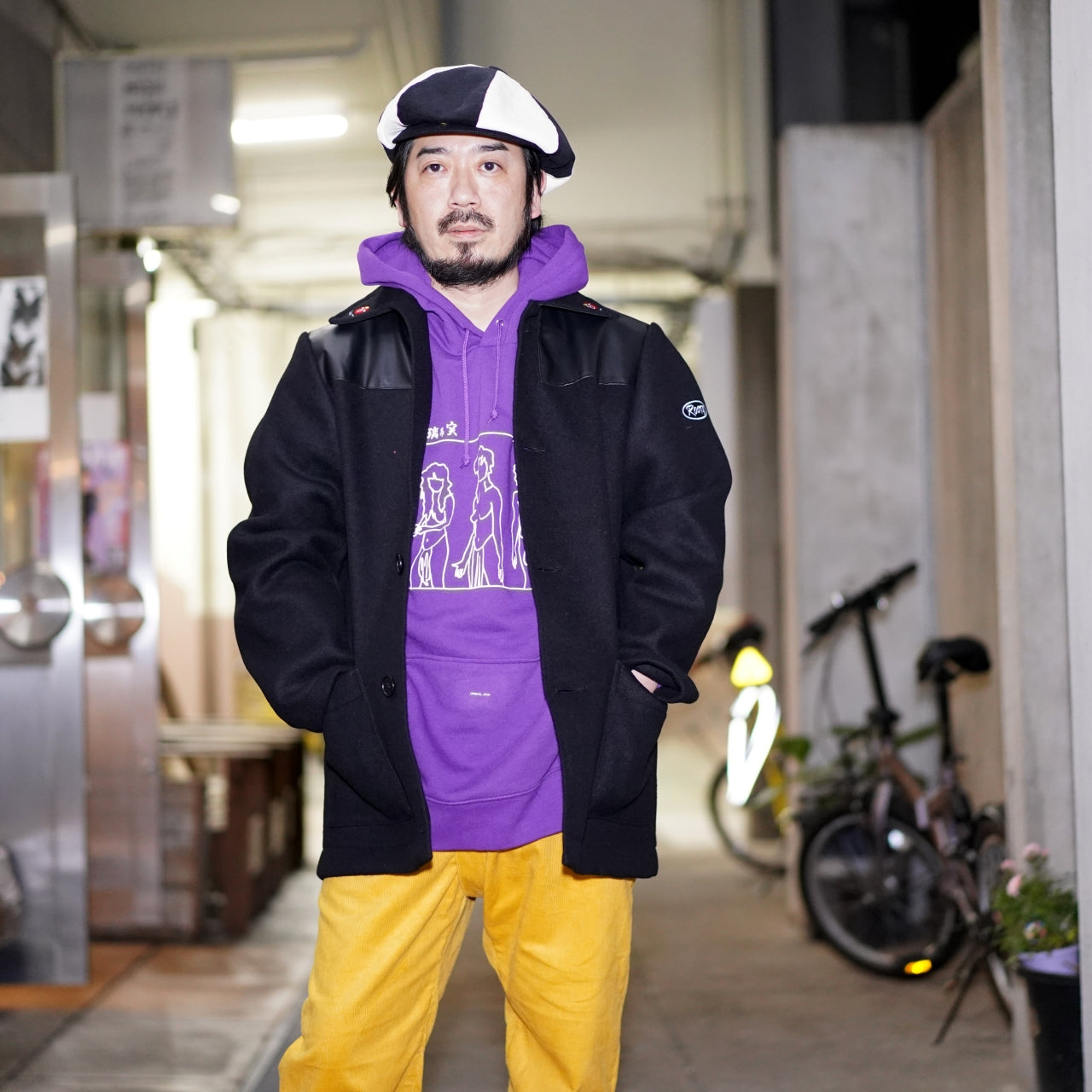 No:HTBC421 | Name:British Casquette | Color:Black-Ivory/Black-Brown | Size:M/L【ORGINALJOHN】【入荷予定アイテム・入荷連絡可能】-ORIGINAL JOHN-ADDICTION FUKUOKA