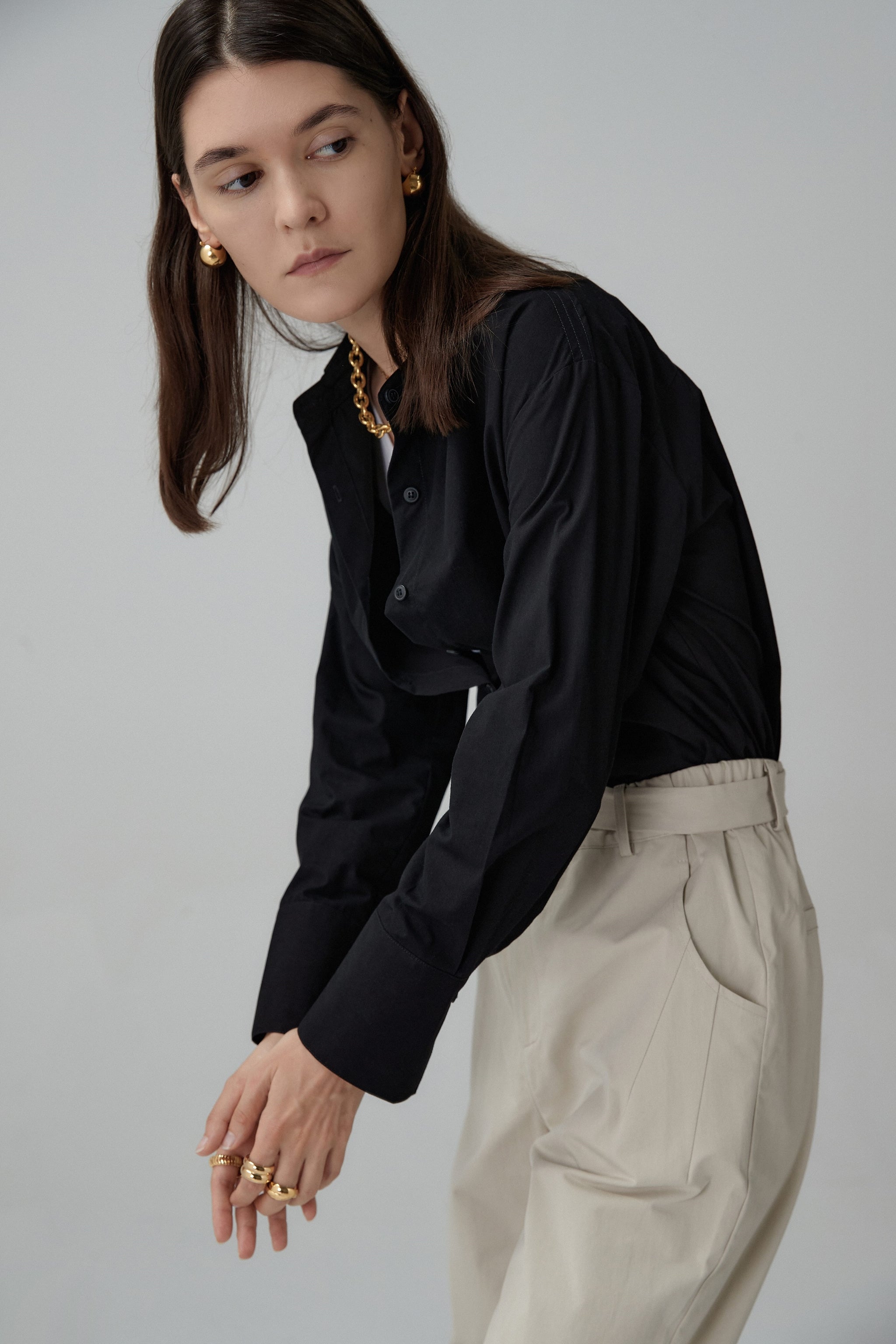 No:OSK-SS22-10B | Name:Back To Life | Color:Black |Size:XS/S【OSKER THE LABEL_オスカーザレーベル】