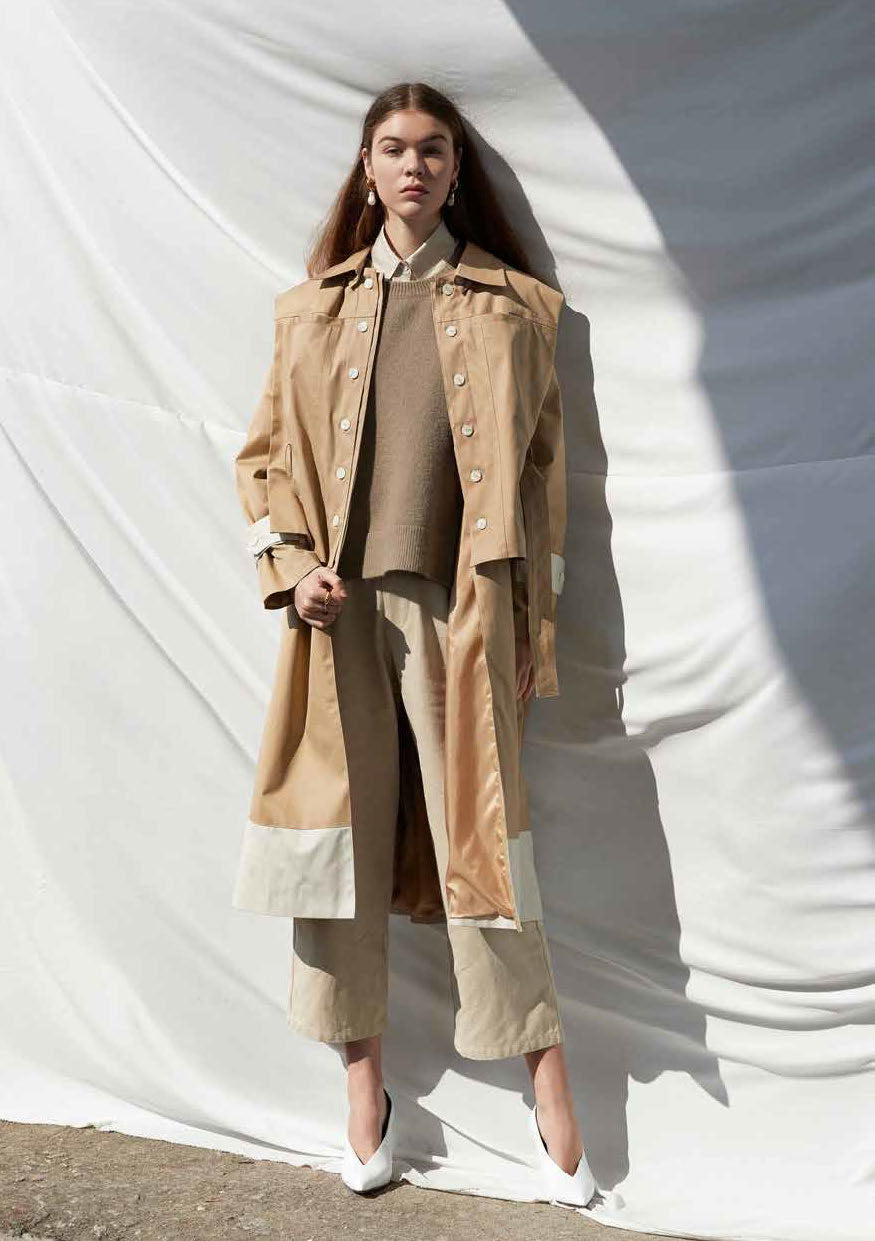 No:OSK-FW21-25A | Name:Beauty Of The Night | Color:Camel | Size:XS/S【OSKER THE LABEL】-OSKER THE LABEL-ADDICTION FUKUOKA