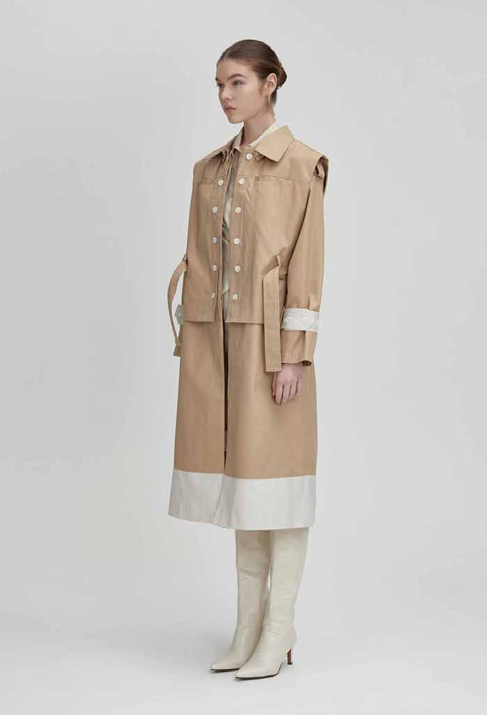 No:OSK-FW21-25A | Name:Beauty Of The Night | Color:Camel | Size:XS/S【OSKER THE LABEL】-OSKER THE LABEL-ADDICTION FUKUOKA
