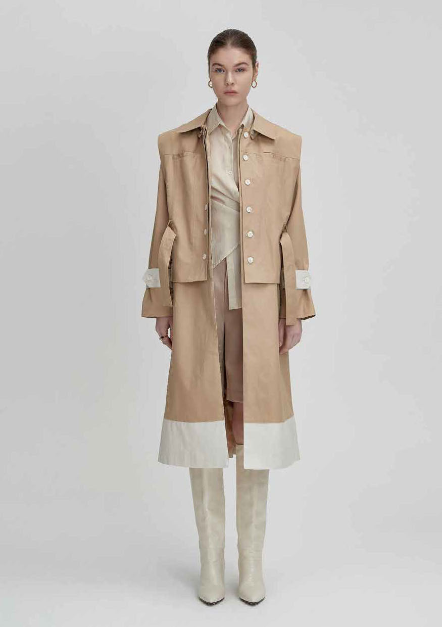 No:OSK-FW21-25A | Name:Beauty Of The Night | Color:Camel | Size:XS/S【OSKER THE LABEL】-OSKER THE LABEL-ADDICTION FUKUOKA
