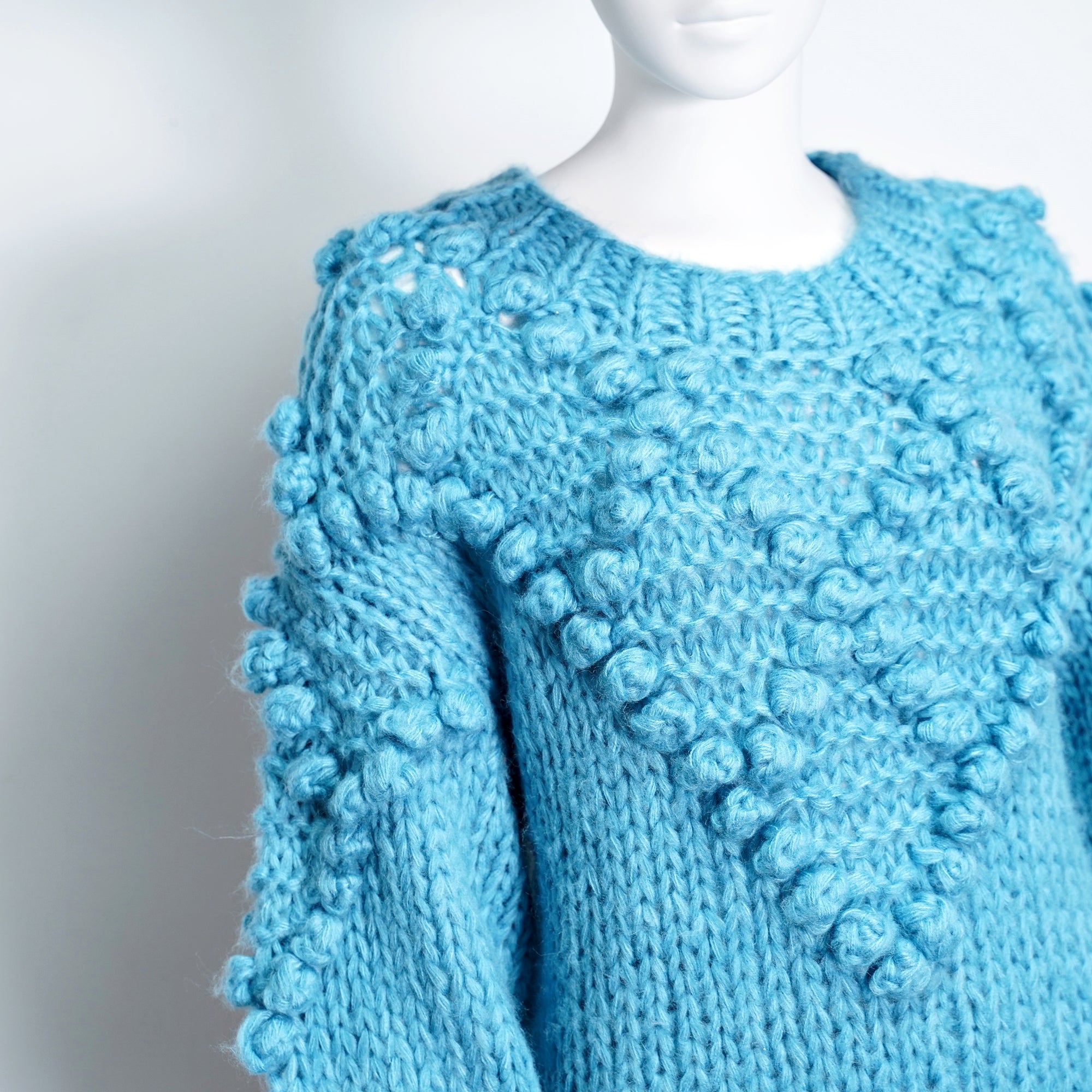 No:OSK-FW21-9K | Name:Happen With Poetry | Color:Blue | Size:XS-S/S-M【OSKER THE LABEL】-OSKER THE LABEL-ADDICTION FUKUOKA