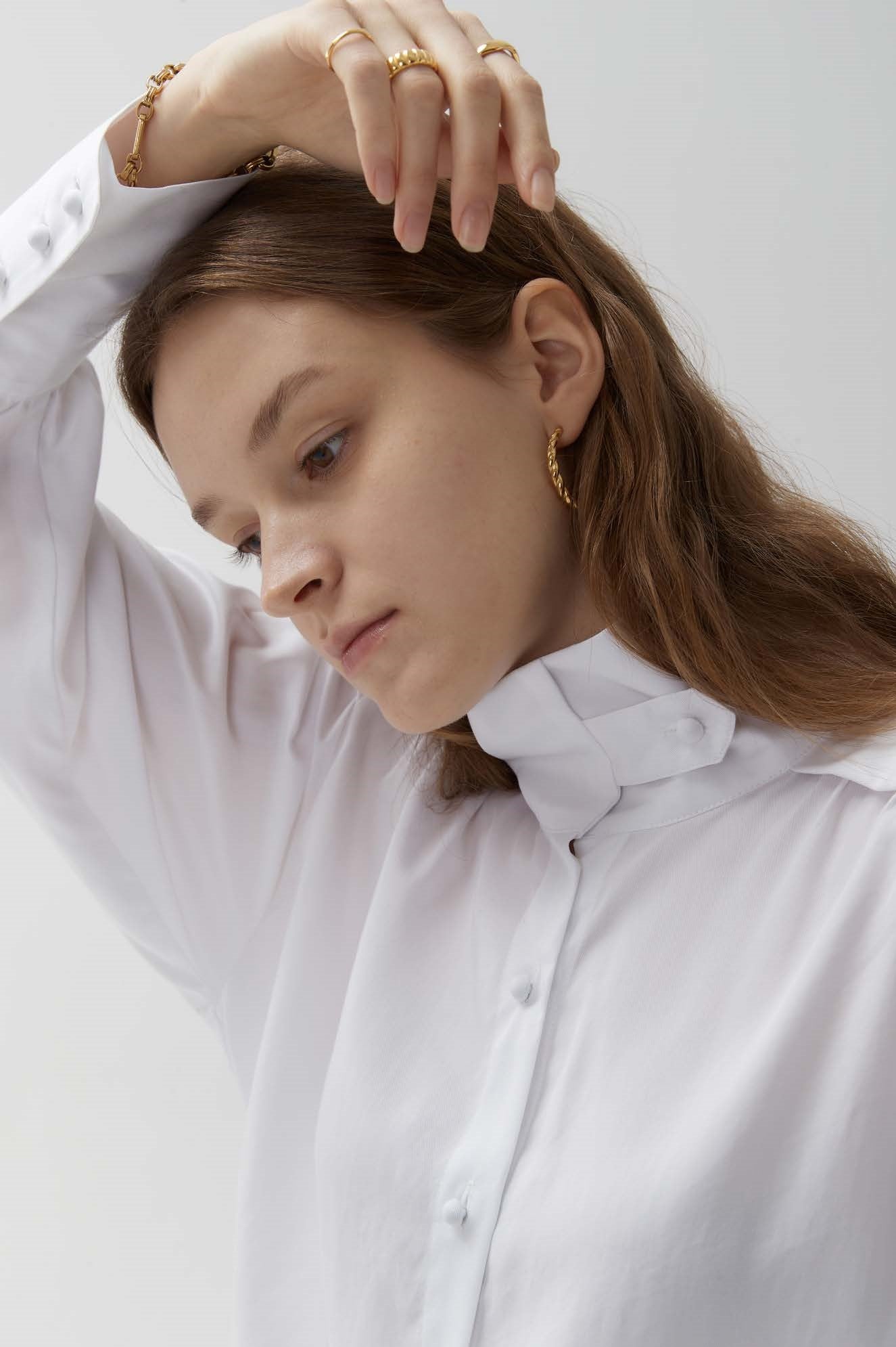OSK-AW22-D2-12A | Immediately Known | Color:White【OSKER THE LABEL_オスカーザレーベル】【archive】