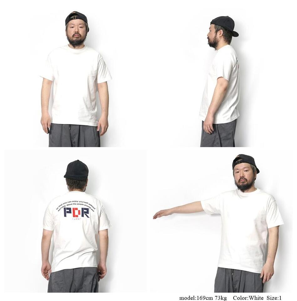 PDR CUTSEW COL:WHITE/ NAVY 【Palme d'Or パルムドール】【ネコポス選択可能】-Palme d'Or-ADDICTION FUKUOKA