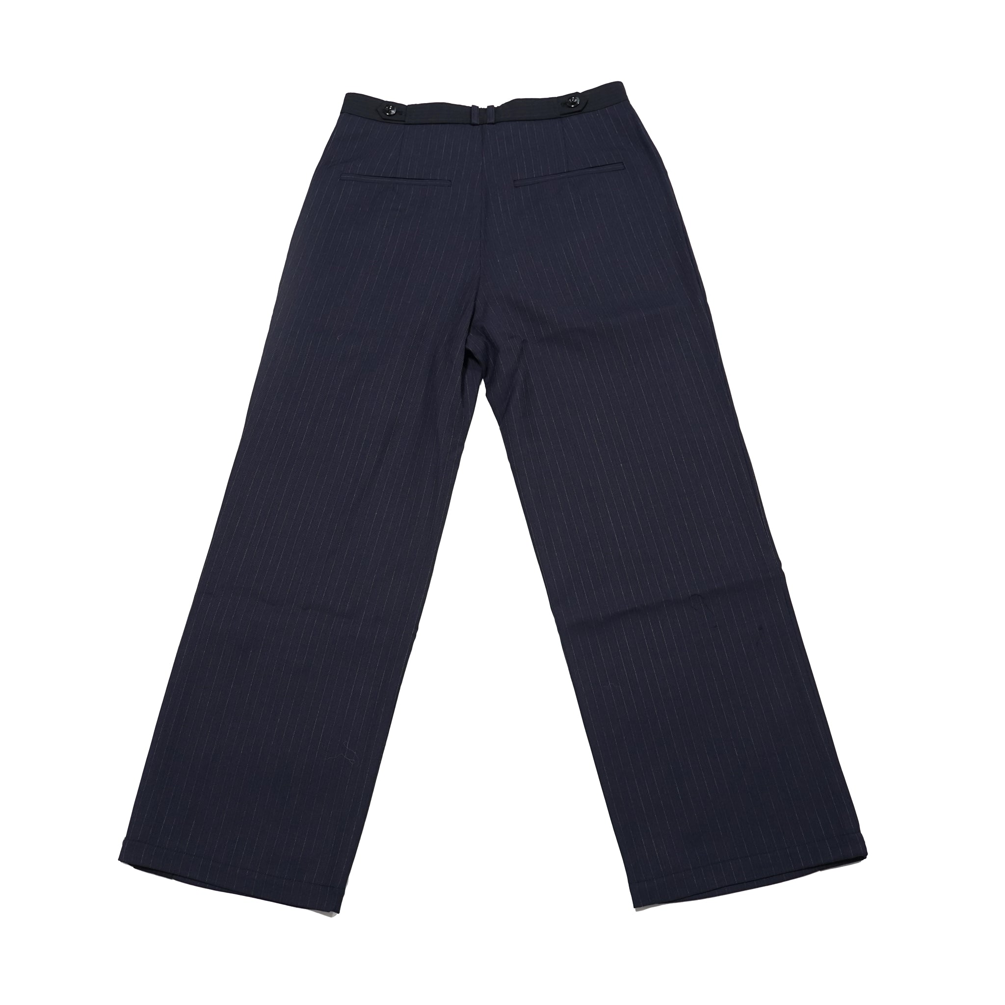 No:pw21p05 | Name:3 TUCK WOOL SLACKS | Color:Blk-Dark Purple | Size:1/2【PLATEAU STUDIO_プラトー スタジオ】【archive】