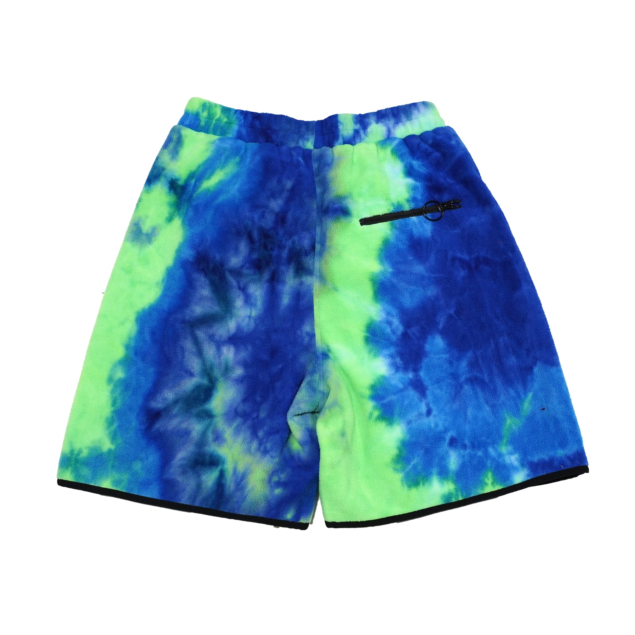 pw21s01 | TIE DYE FLEECE SHORTS | Color:Neon-Blue | Size:Free【PLATEAU STUDIO_プラトー スタジオ】