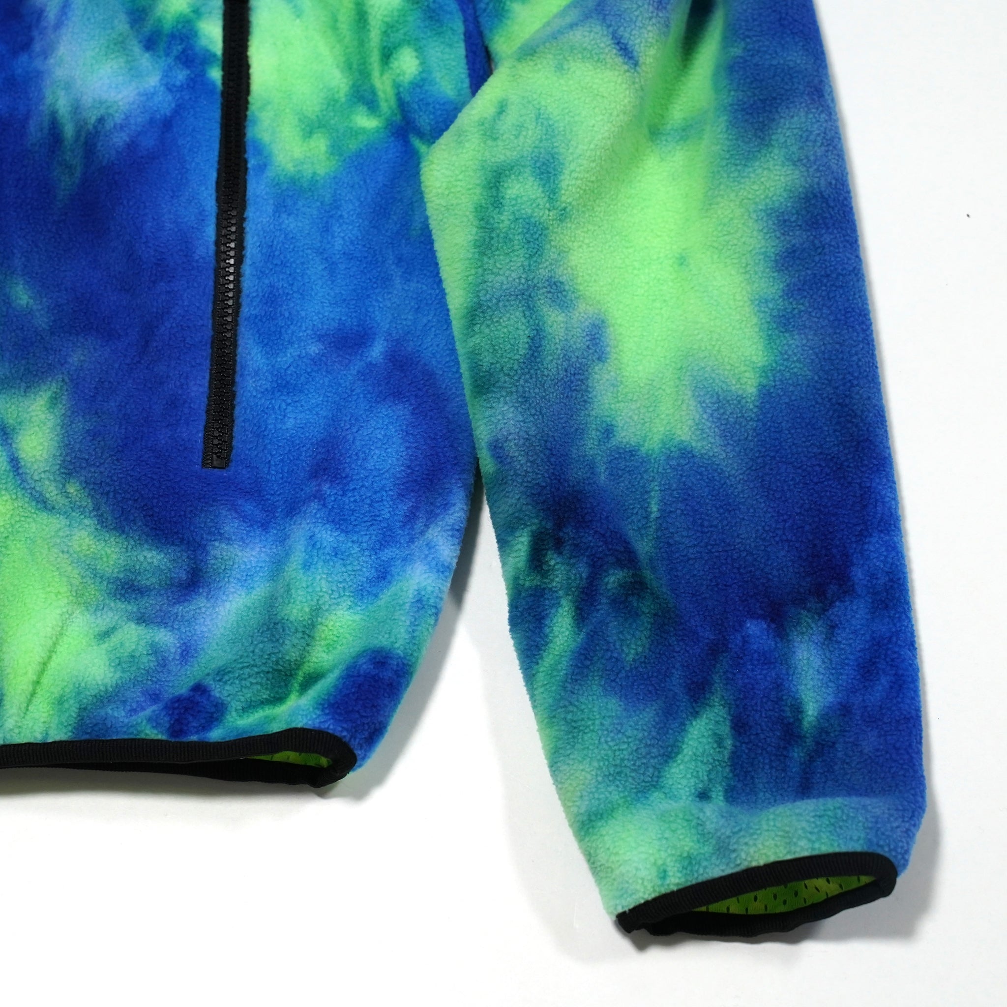No:pw21t06 | Name:TIE DYE FLEECE PULLOVER | Color:Neon-Blue | Size:Free【PLATEAU STUDIO_プラトー スタジオ】【archive】