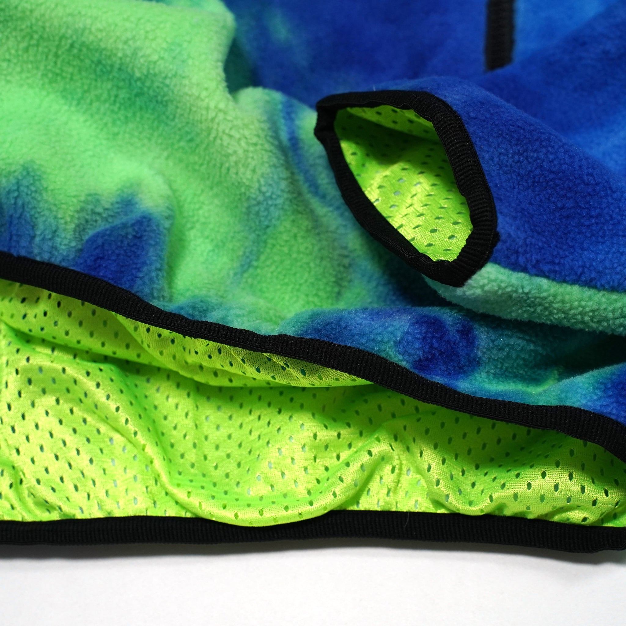 No:pw21t06 | Name:TIE DYE FLEECE PULLOVER | Color:Neon-Blue | Size:Free【PLATEAU STUDIO_プラトー スタジオ】【archive】