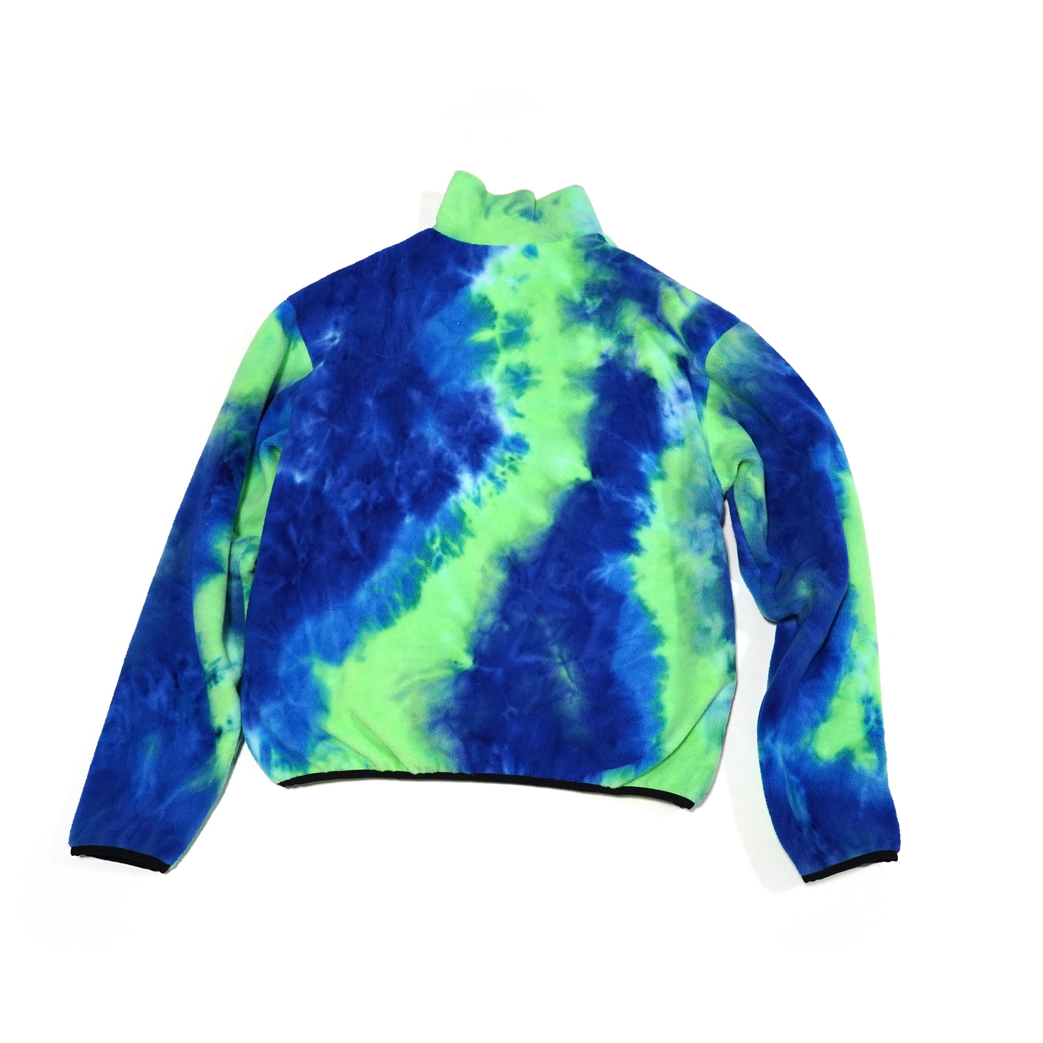 No:pw21t06 | Name:TIE DYE FLEECE PULLOVER | Color:Neon-Blue | Size:Free【PLATEAU STUDIO_プラトー スタジオ】【archive】