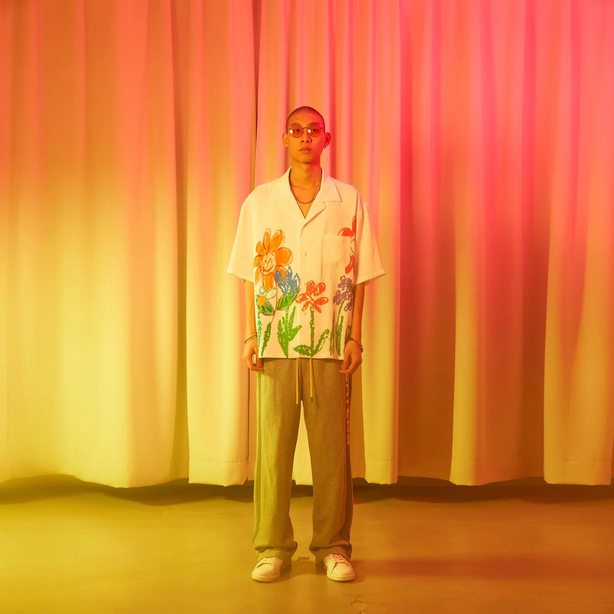 No:ps22t01-1 | Name:PICASSO SHIRT | Color:White body with print【PLATEAU STUDIO_プラトー スタジオ】【archive】